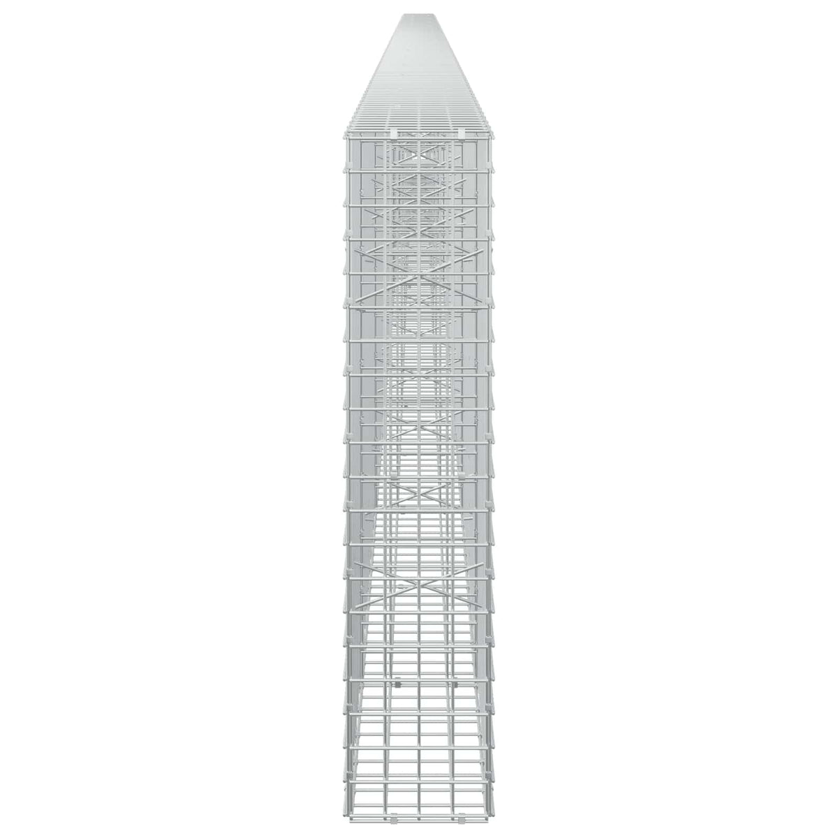 vidaXL Gabion z drutu 5 mm i siatką 5x5 cm 950x20x100 cm