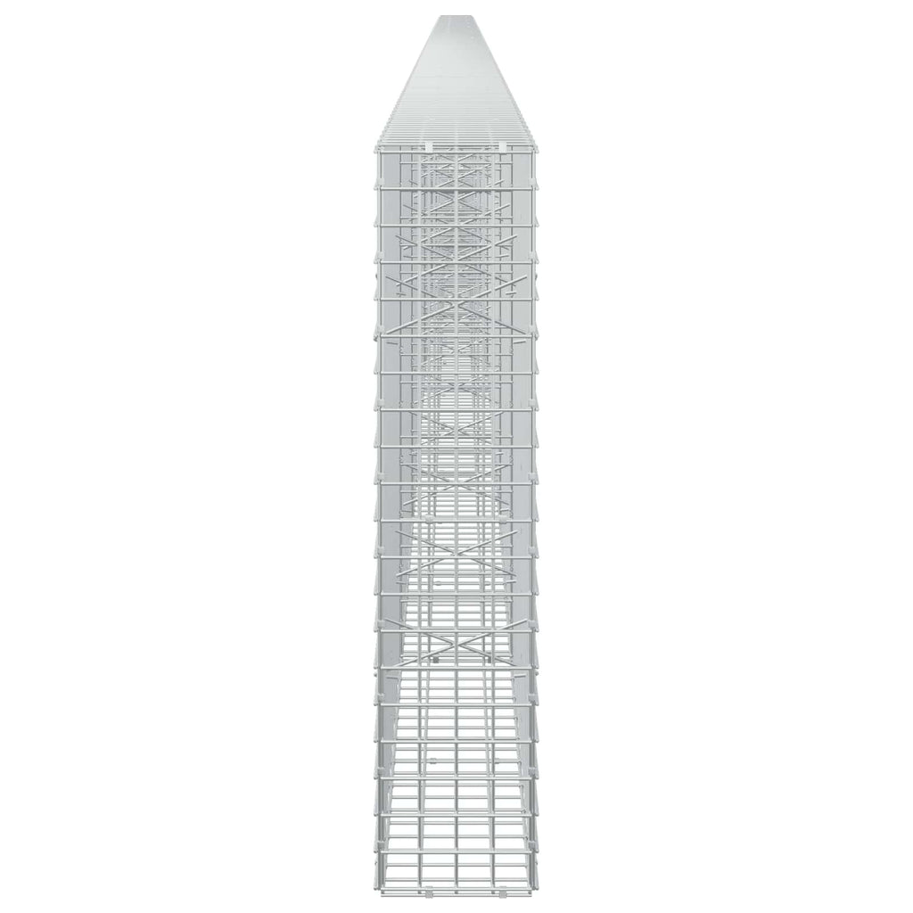 vidaXL Gabion z drutu 5 mm i siatką 5x5 cm 1100x20x100 cm