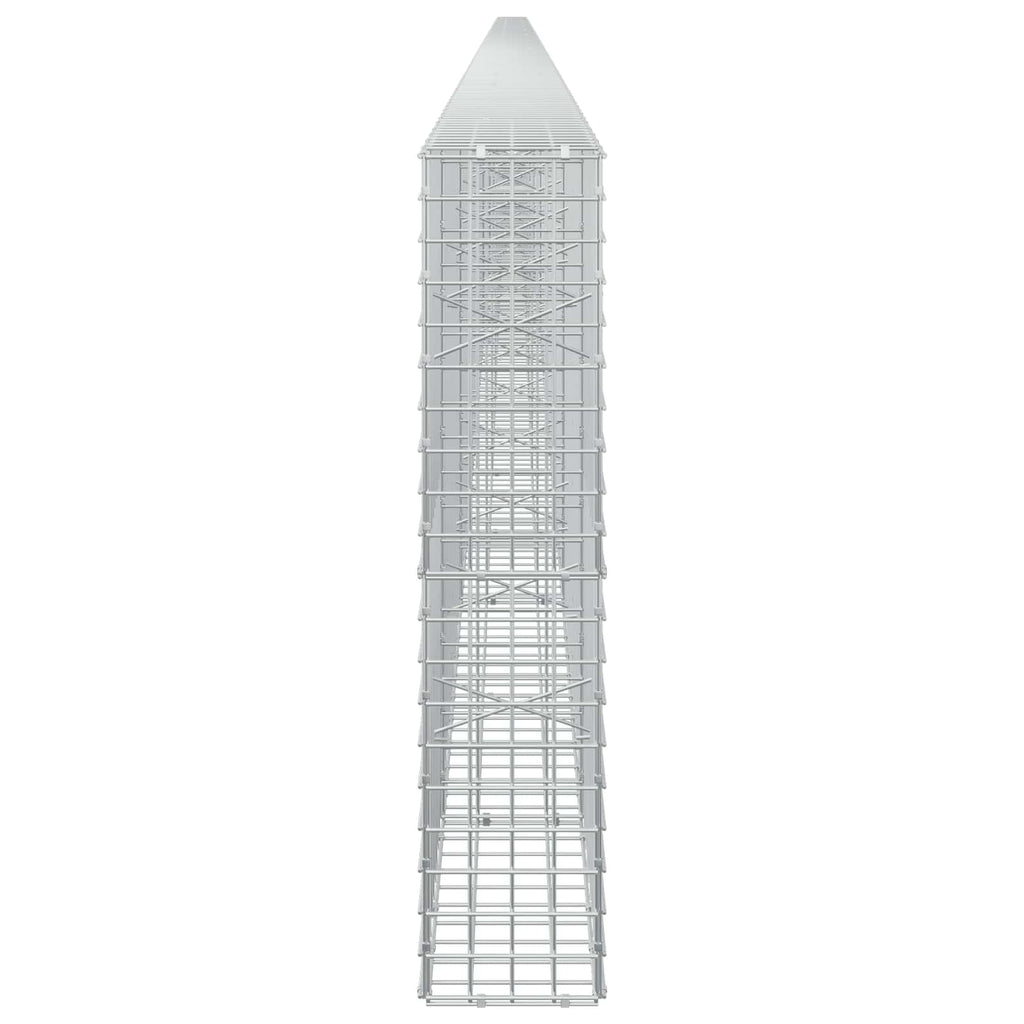 vidaXL Gabion z drutu 5 mm i siatką 5x5 cm 1150x20x100 cm