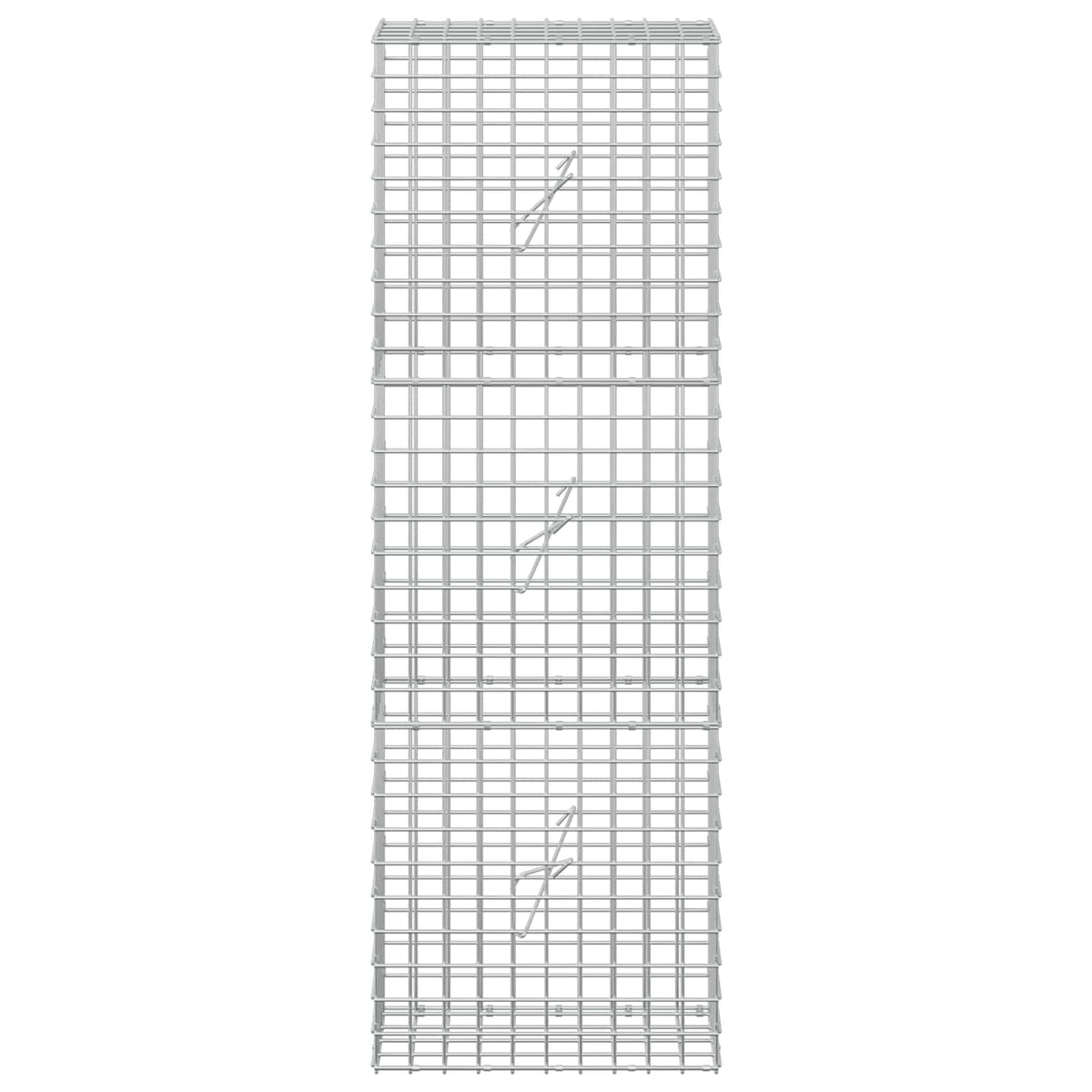 vidaXL Gabion z drutu 5 mm i siatką 5x5 cm 50x20x150 cm