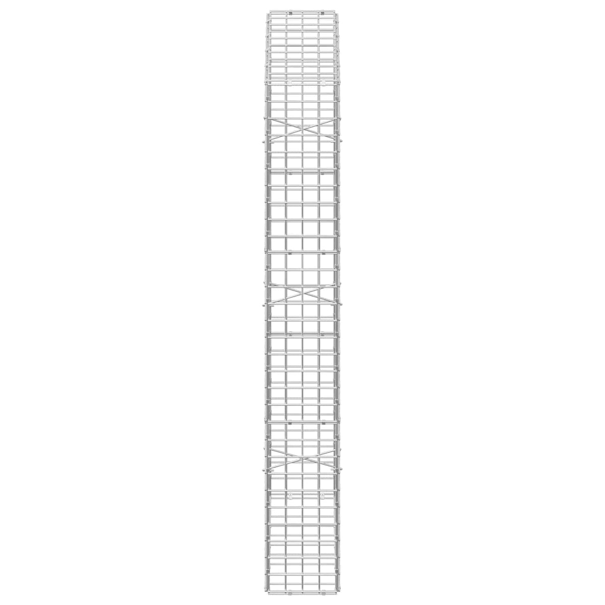 vidaXL Gabion z drutu 5 mm i siatką 5x5 cm 50x20x150 cm