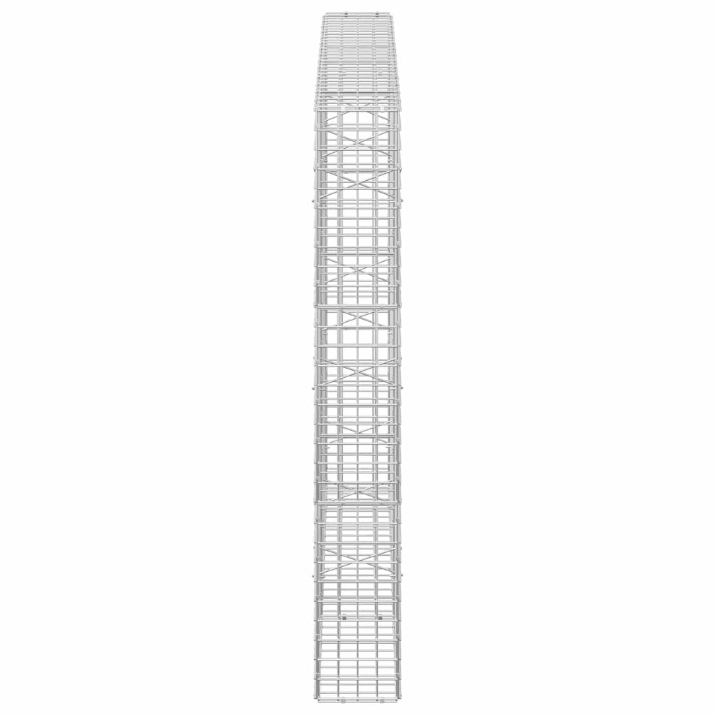 vidaXL Gabion z drutu 5 mm i siatką 5x5 cm 150x20x150 cm