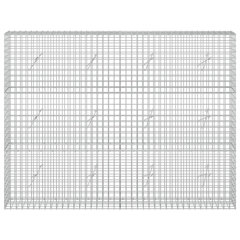 vidaXL Gabion z drutu 5 mm i siatką 5x5 cm 200x20x150 cm