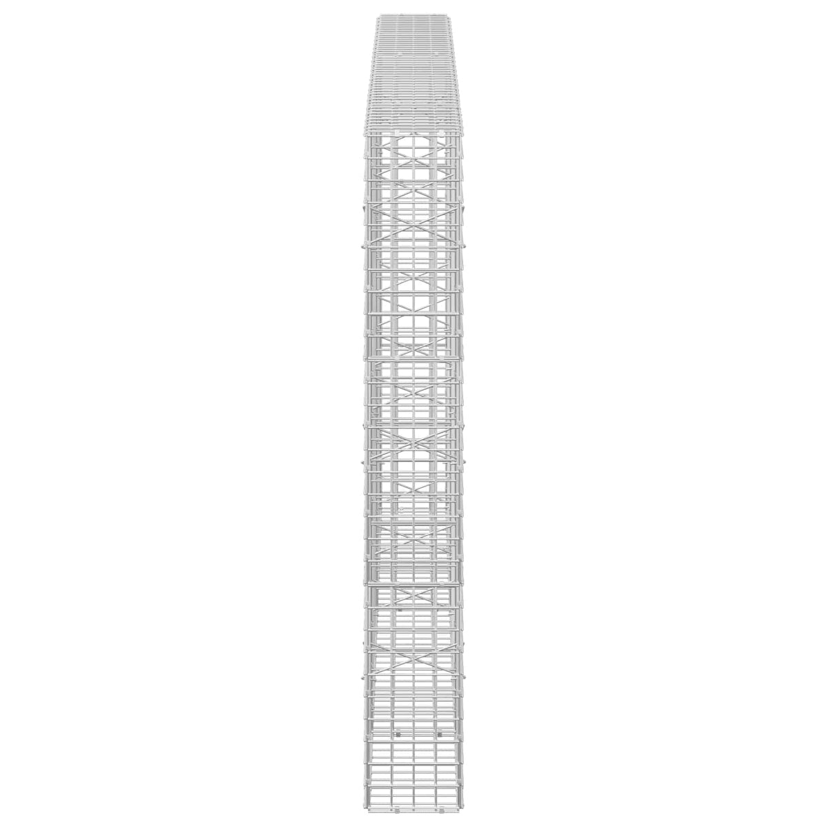 vidaXL Gabion z drutu 5 mm i siatką 5x5 cm 250x20x150 cm