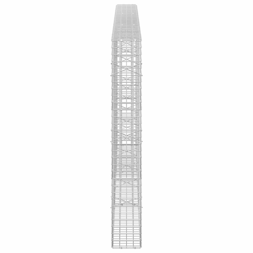 vidaXL Gabion z drutu 5 mm i siatką 5x5 cm 300x20x150 cm