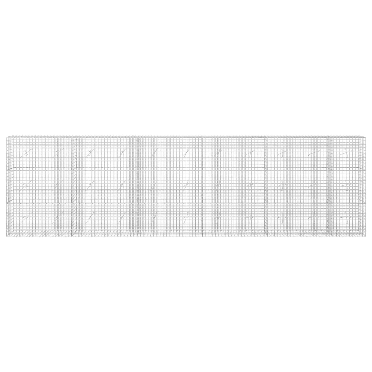 vidaXL Gabion z drutu 5 mm i siatką 5x5 cm 550x20x150 cm