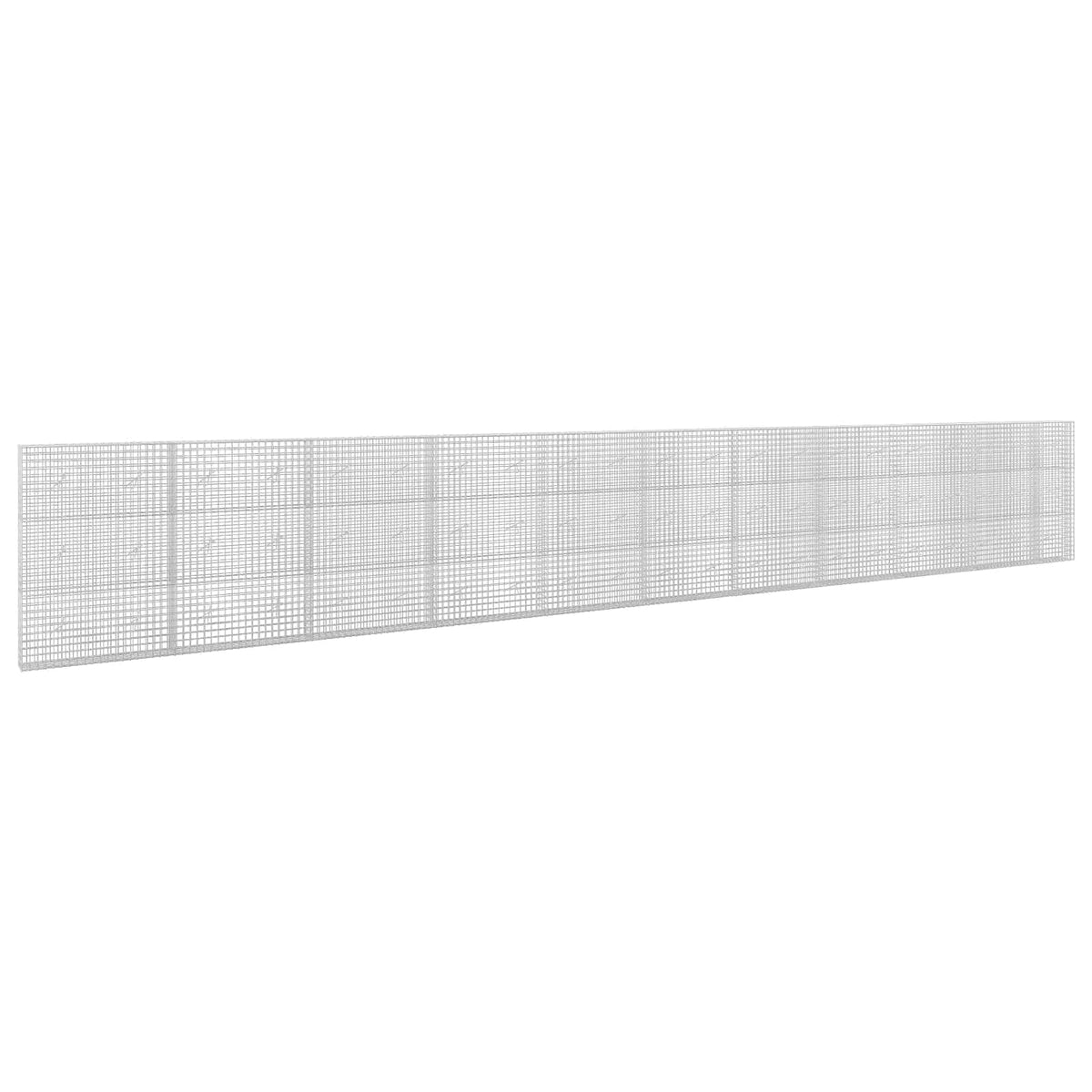 vidaXL Gabion z drutu 5 mm i siatką 5x5 cm 1050x20x150 cm