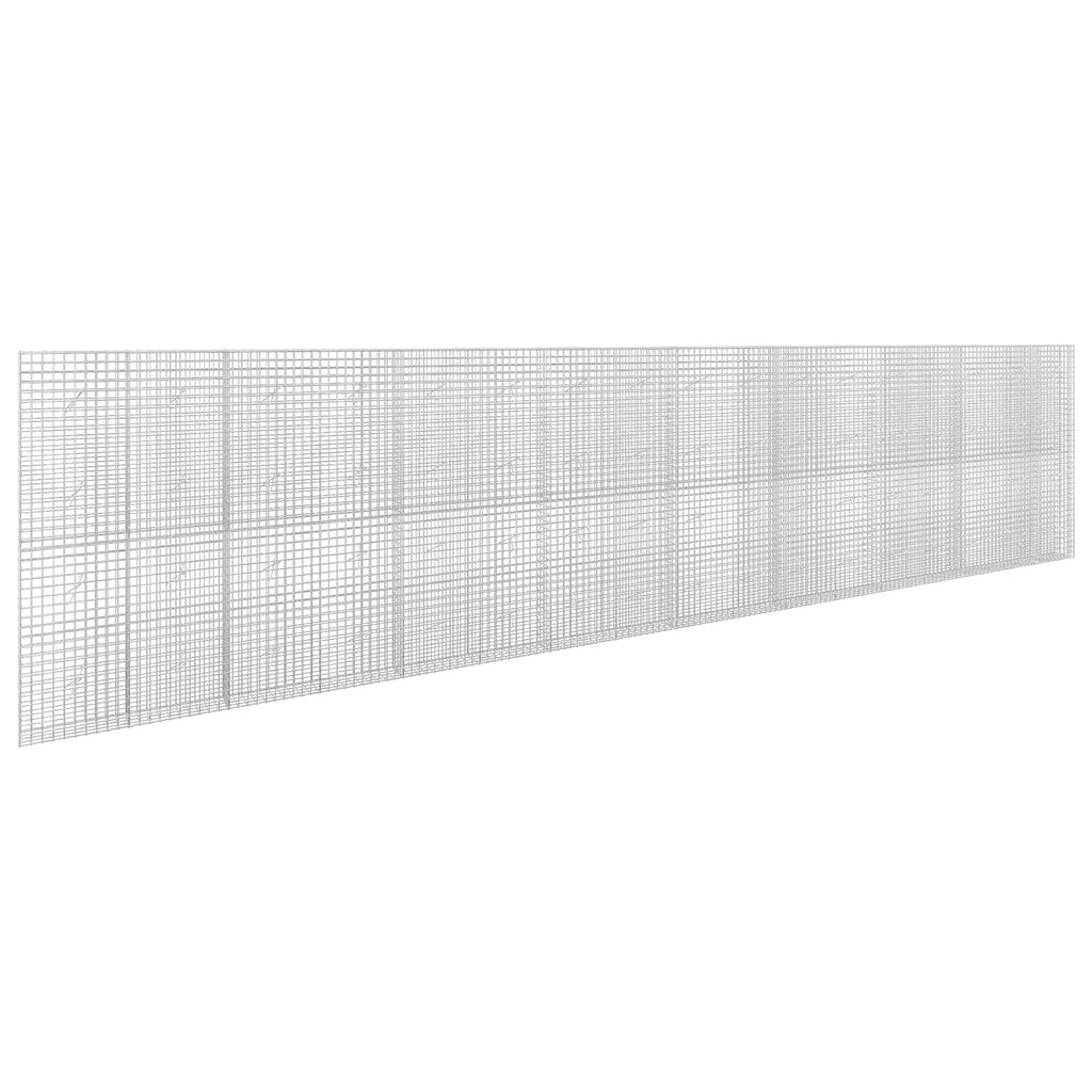 vidaXL Gabion z drutu 5 mm i siatką 5x5 cm 850x20x200 cm