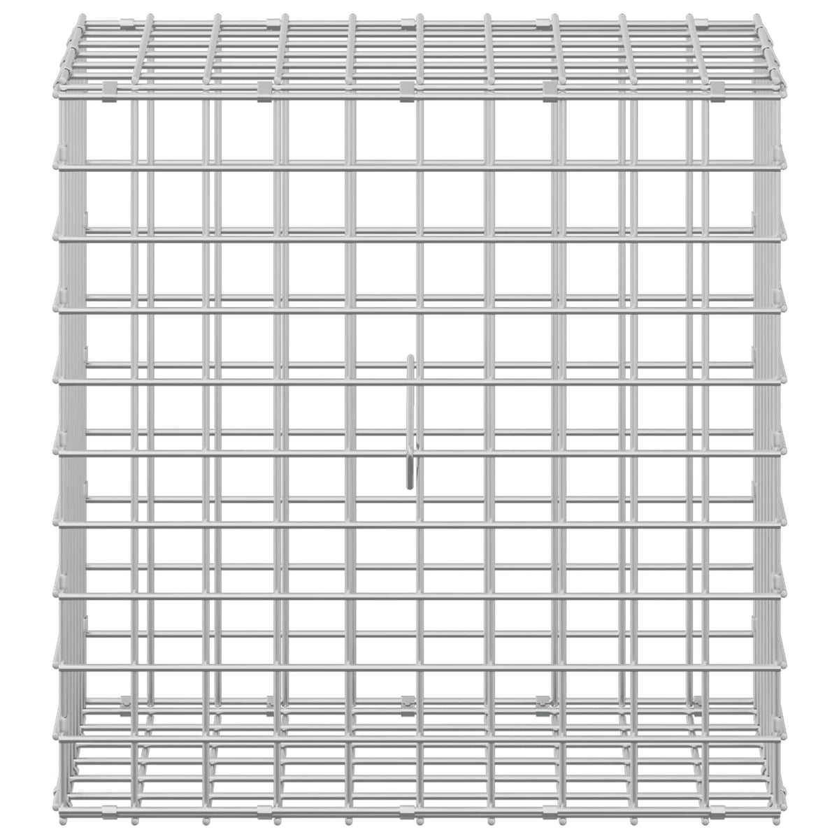 vidaXL Gabion z drutu 5 mm i siatką 5x5 cm 50x30x50 cm Stal ocynkowana