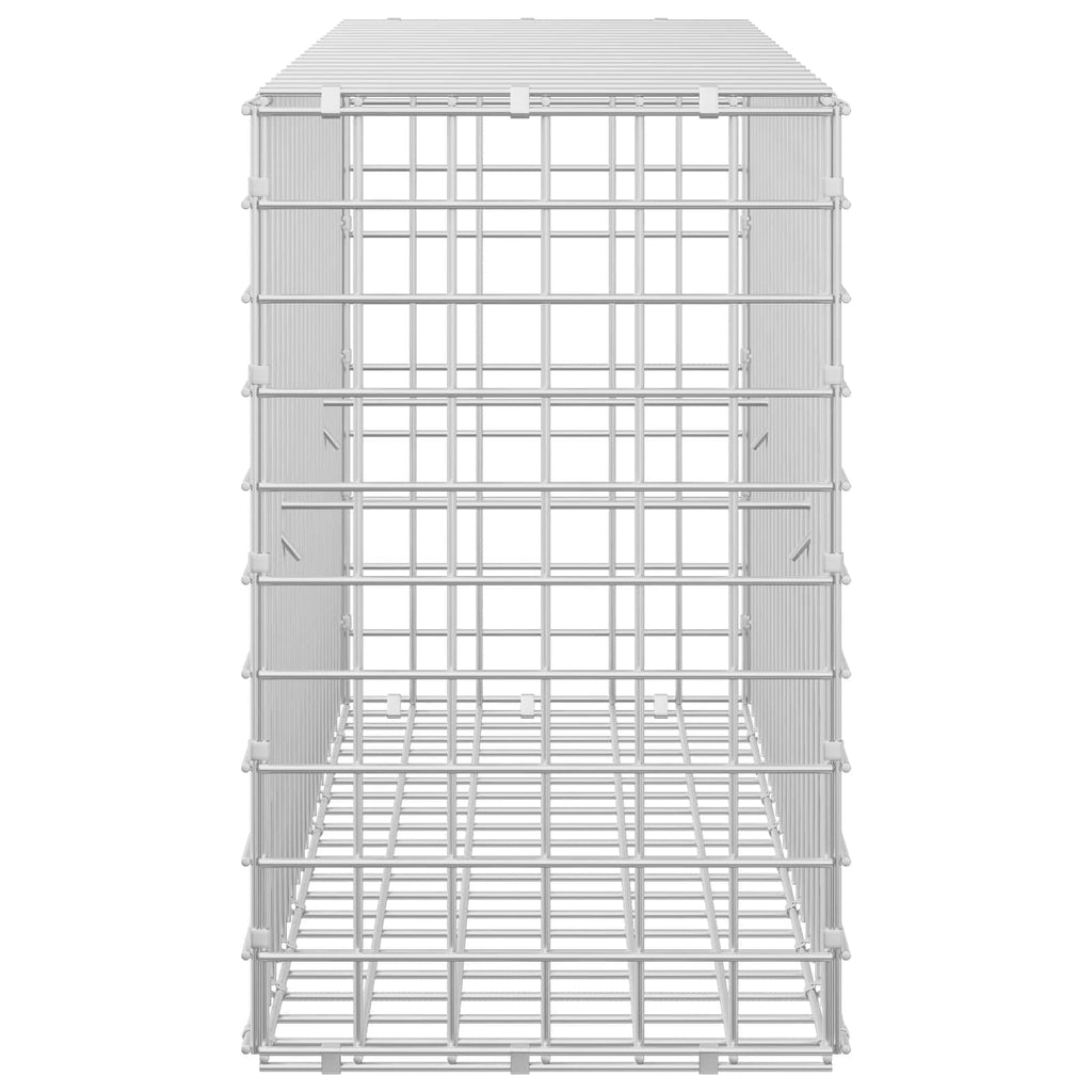 vidaXL Gabion z drutu 5 mm i siatką 5x5 cm 100x30x50 cm