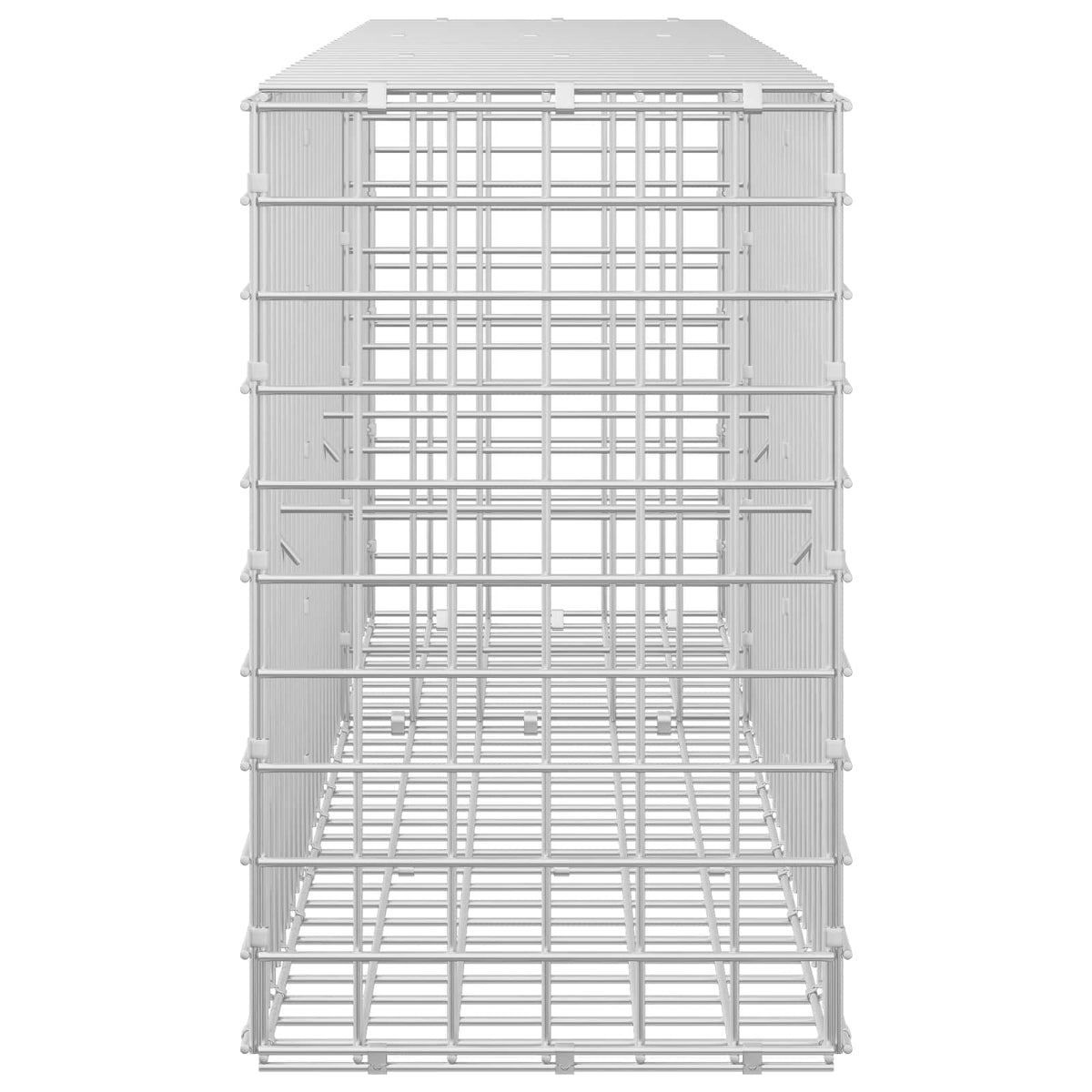 vidaXL Gabion z drutu 5 mm i siatką 5x5 cm 150x30x50 cm