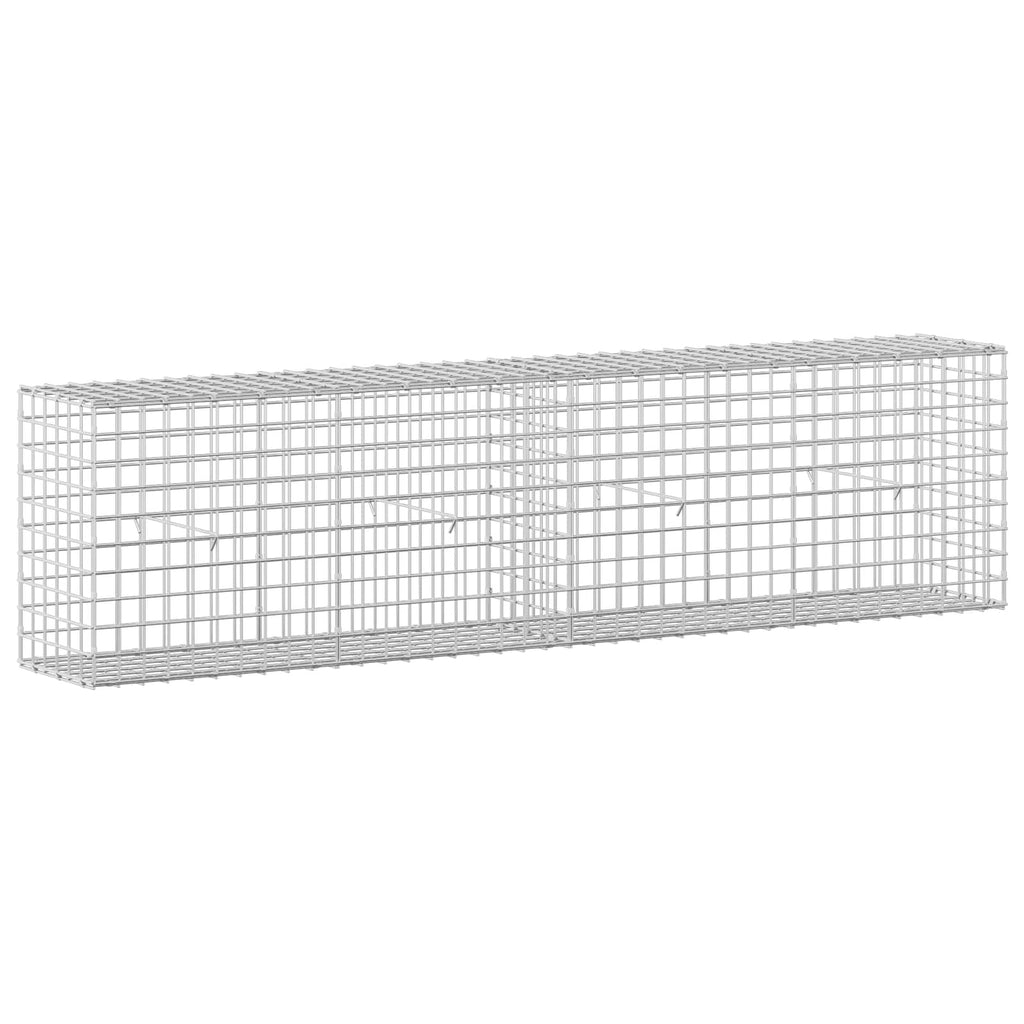 vidaXL Gabion z drutu 5 mm i siatką 5x5 cm 200x30x50 cm