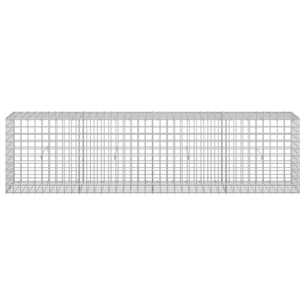 vidaXL Gabion z drutu 5 mm i siatką 5x5 cm 200x30x50 cm