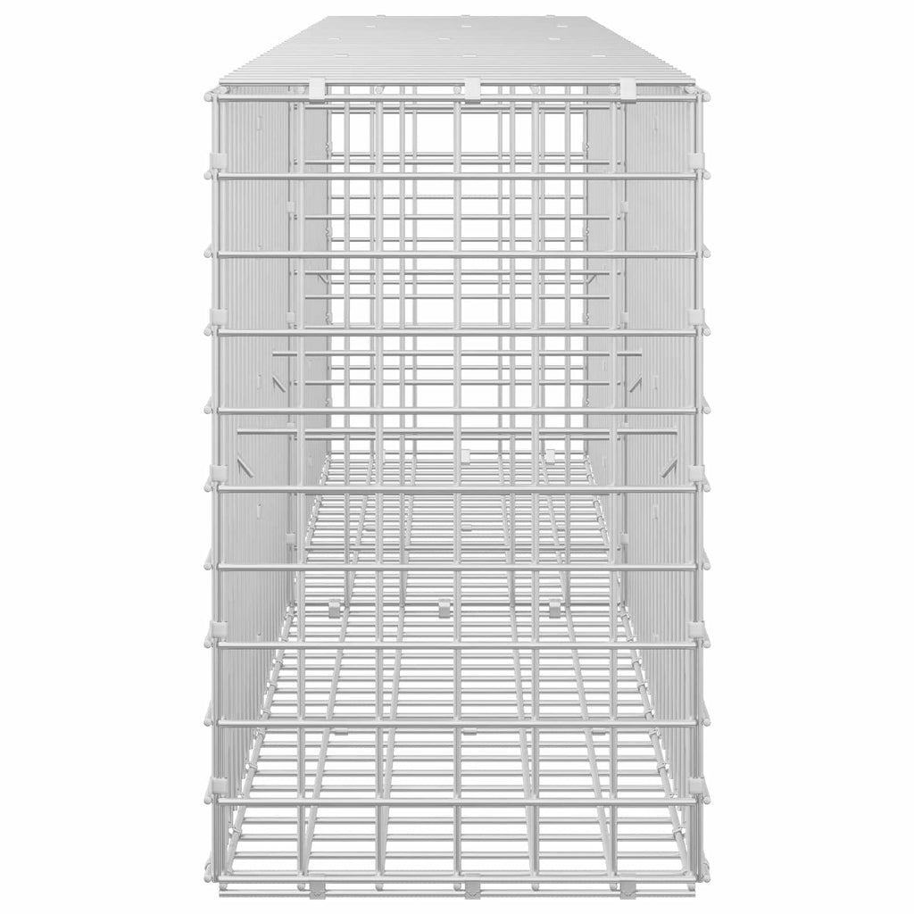 vidaXL Gabion z drutu 5 mm i siatką 5x5 cm 200x30x50 cm