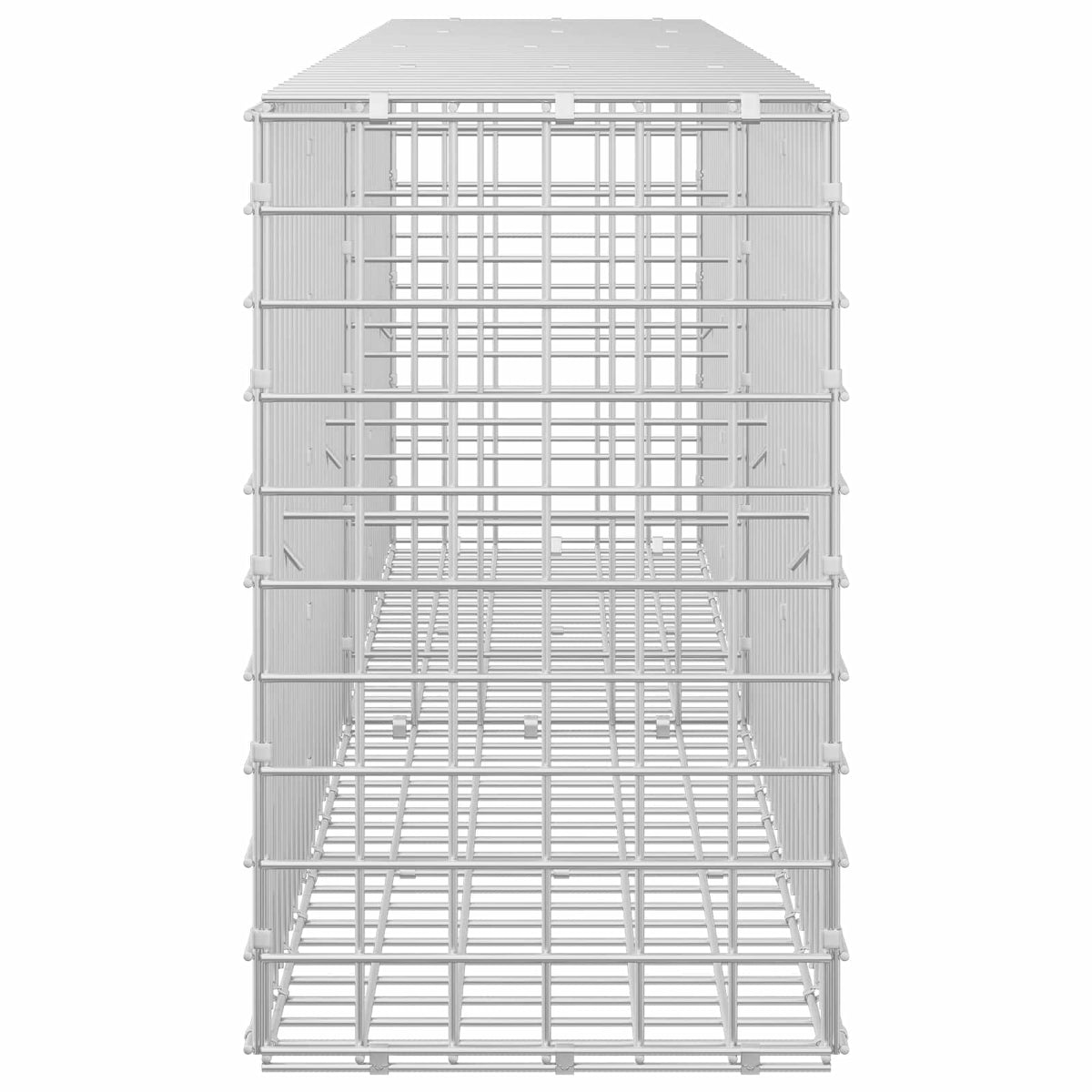 vidaXL Gabion z drutu 5 mm i siatką 5x5 cm 200x30x50 cm