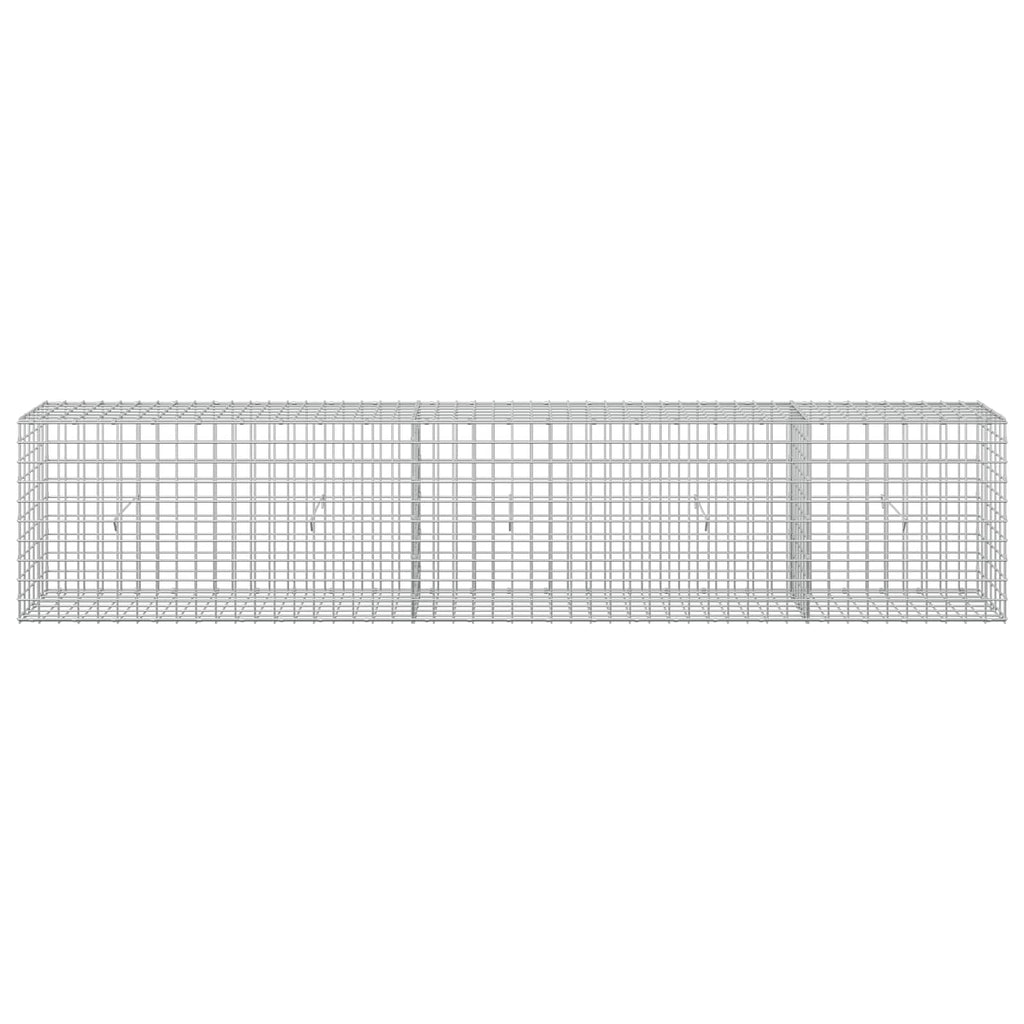 vidaXL Gabion z drutu 5 mm i siatką 5x5 cm 250x30x50 cm
