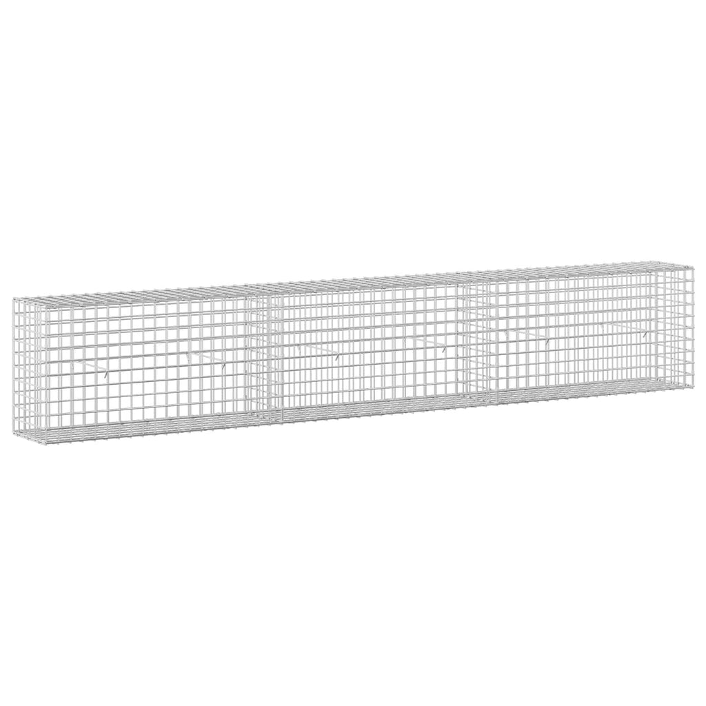 vidaXL Gabion z drutu 5 mm i siatką 5x5 cm 300x30x50 cm
