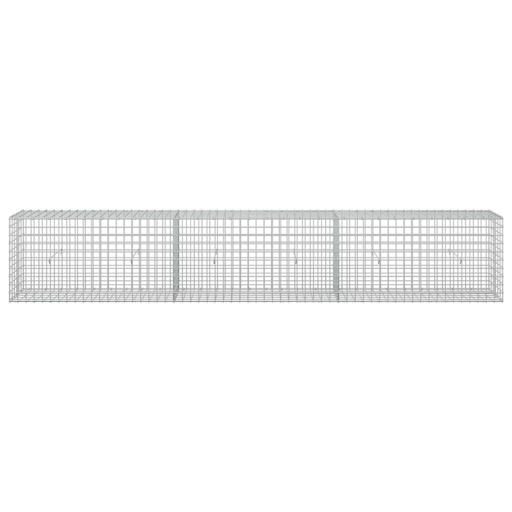 vidaXL Gabion z drutu 5 mm i siatką 5x5 cm 300x30x50 cm