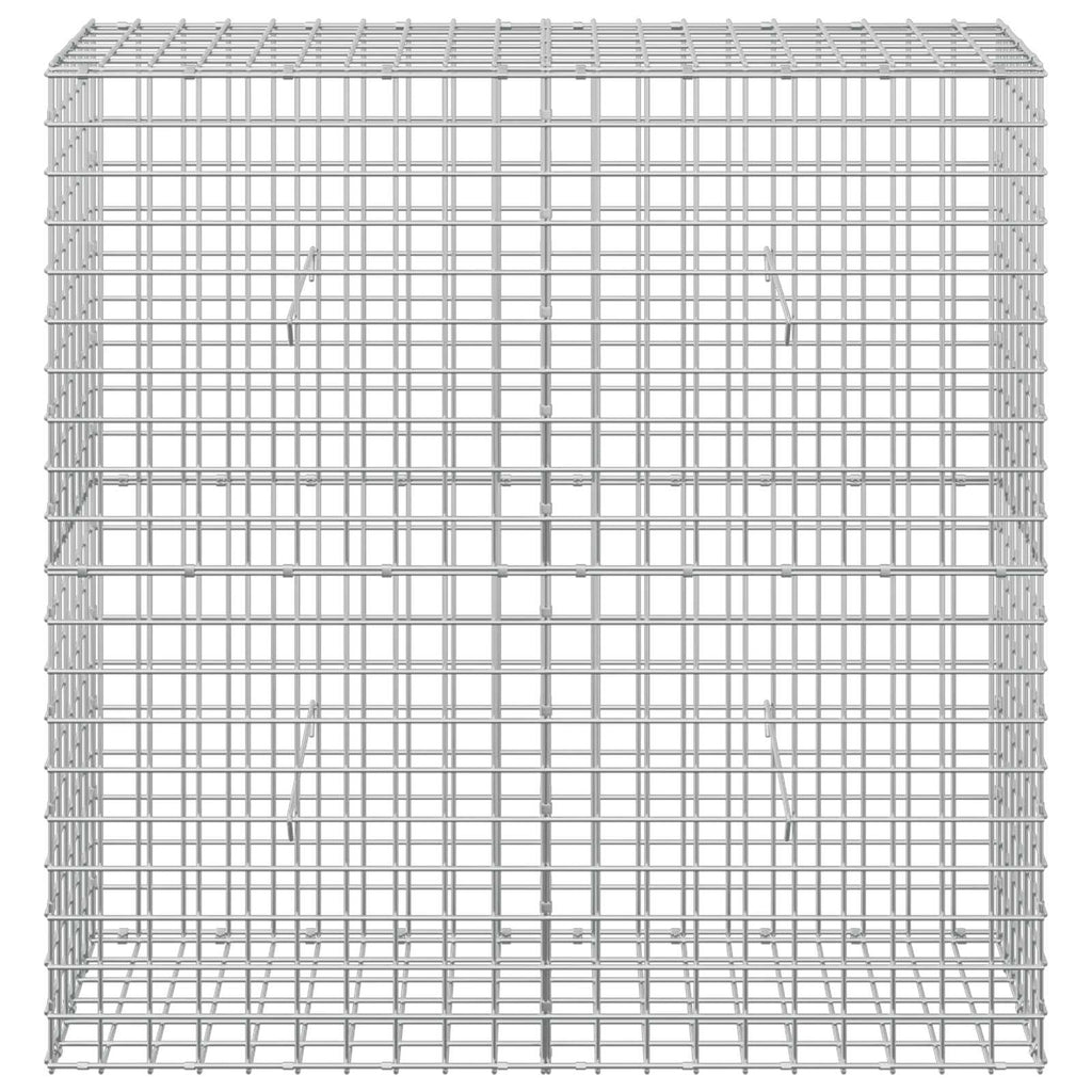 vidaXL Gabion z drutu 5 mm i siatką 5x5 cm 100x30x100 cm