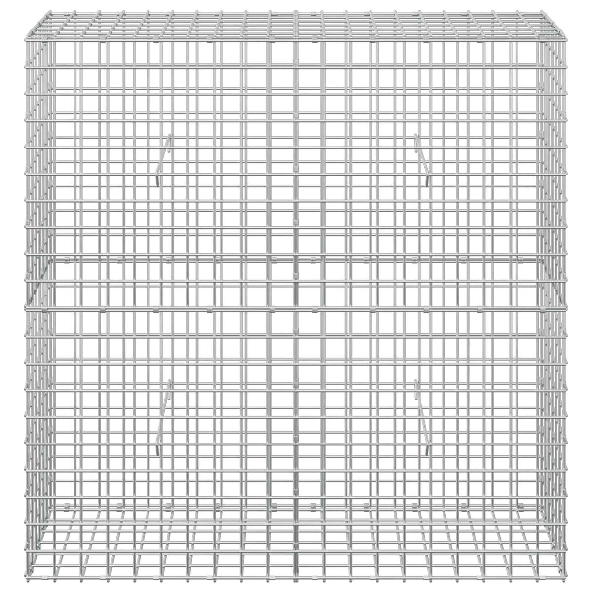 vidaXL Gabion z drutu 5 mm i siatką 5x5 cm 100x30x100 cm