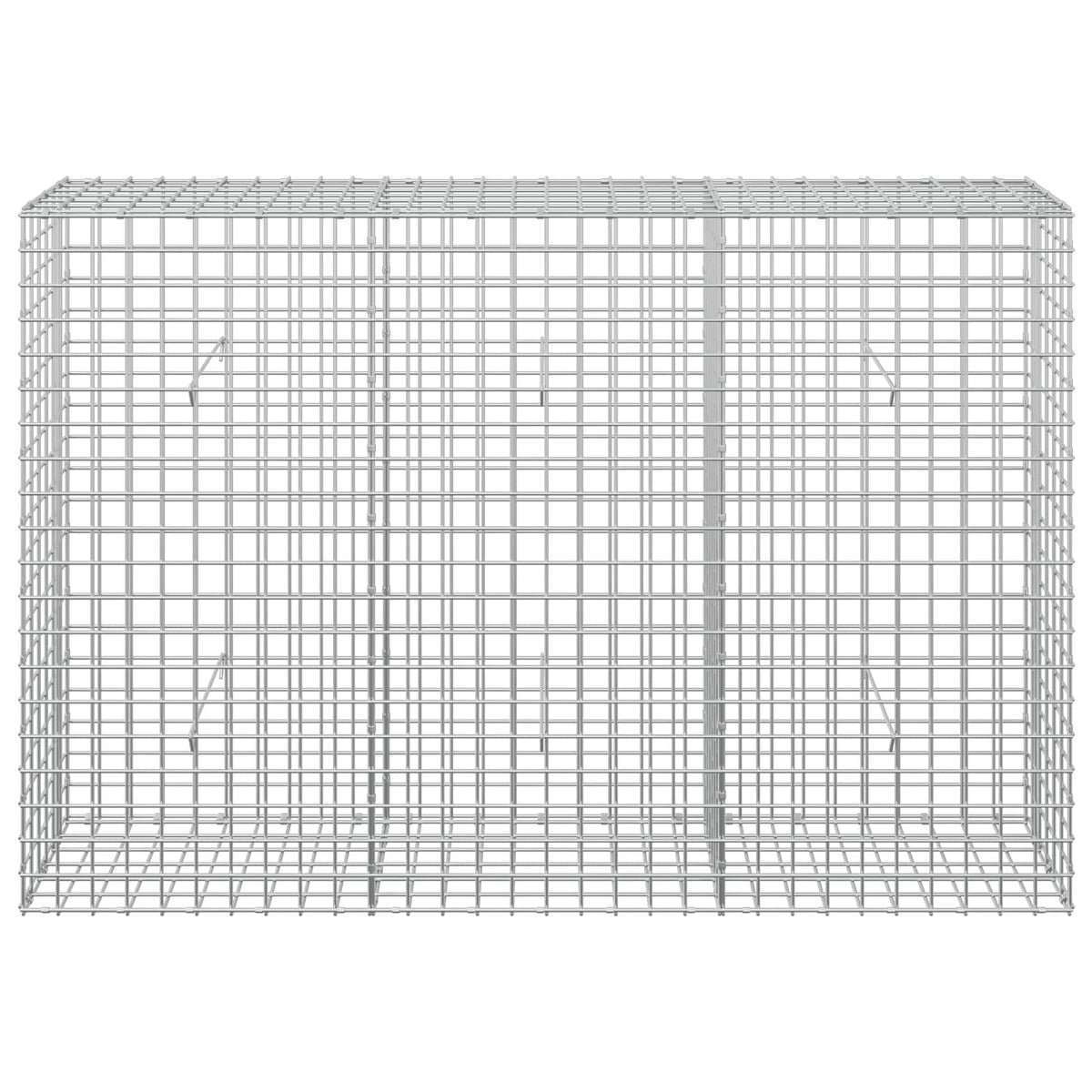 vidaXL Gabion z drutu 5 mm i siatką 5x5 cm 150x30x100 cm