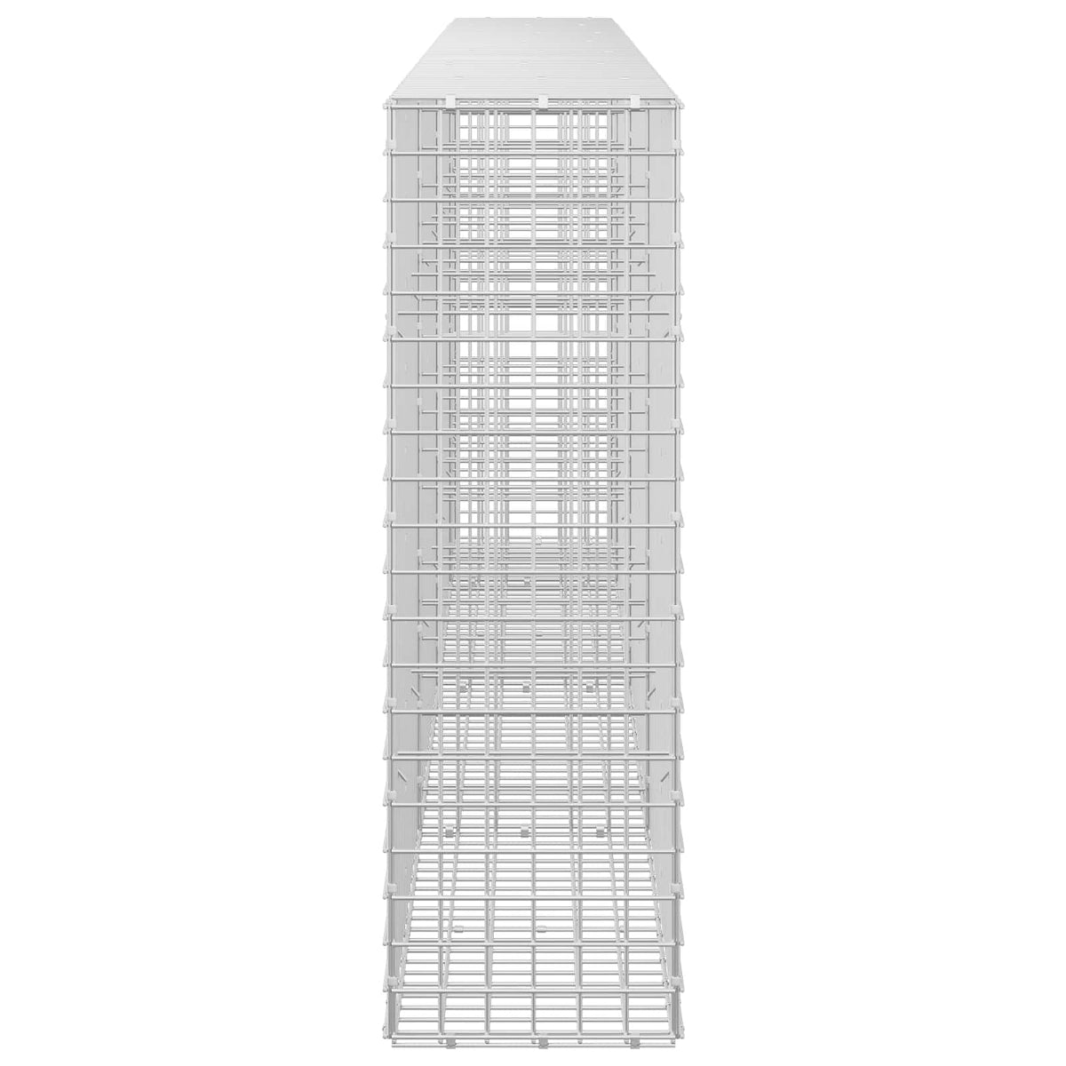 vidaXL Gabion z drutu 5 mm i siatką 5x5 cm 350x30x100 cm
