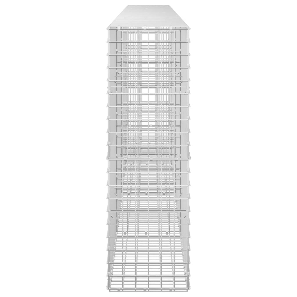 vidaXL Gabion z drutu 5 mm i siatką 5x5 cm 400x30x100 cm