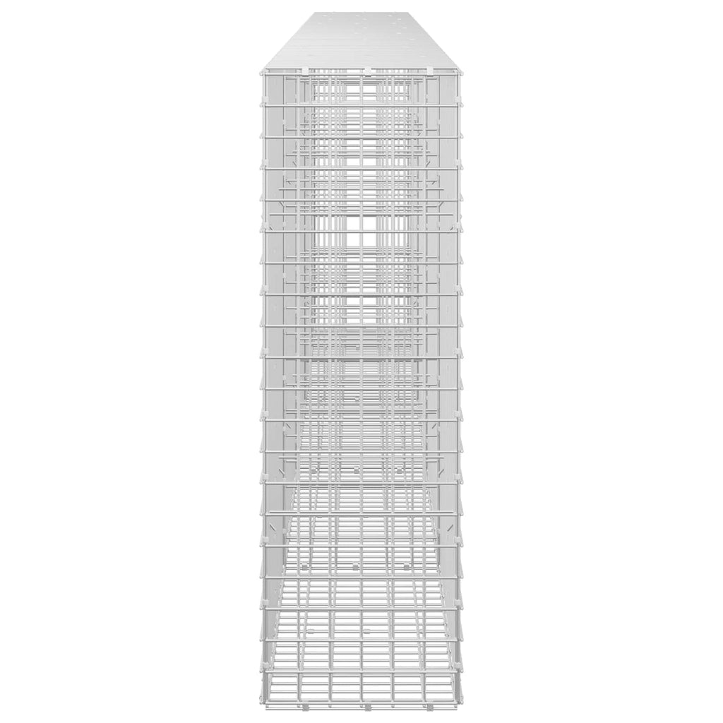 vidaXL Gabion z drutu 5 mm i siatką 5x5 cm 450x30x100 cm