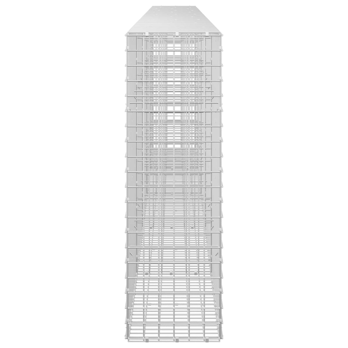 vidaXL Gabion z drutu 5 mm i siatką 5x5 cm 500x30x100 cm