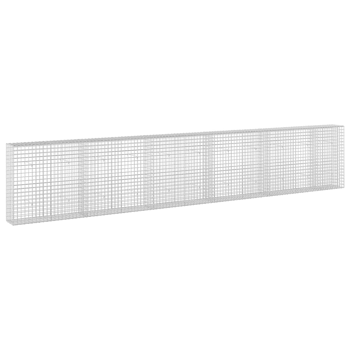 vidaXL Gabion z drutu 5 mm i siatką 5x5 cm 550x30x100 cm
