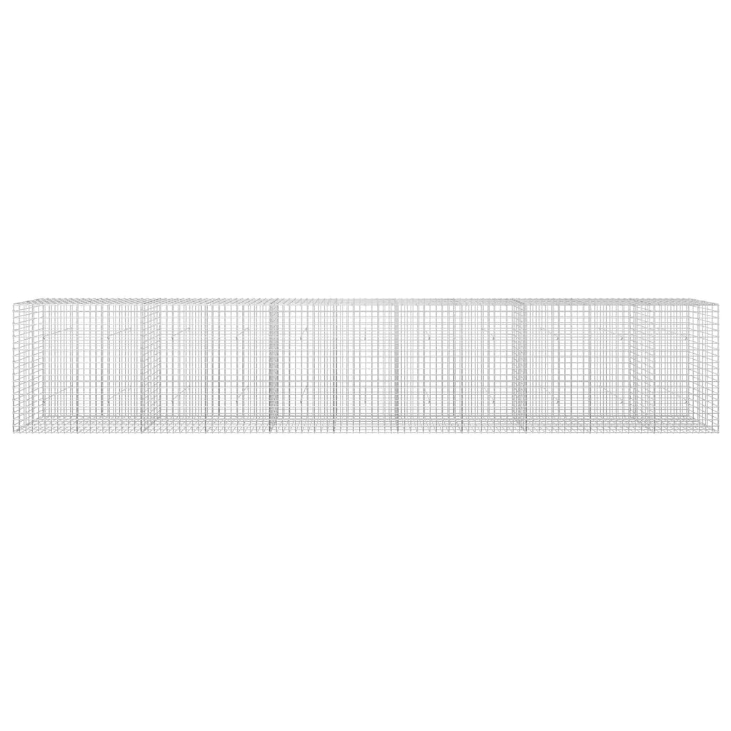 vidaXL Gabion z drutu 5 mm i siatką 5x5 cm 550x30x100 cm