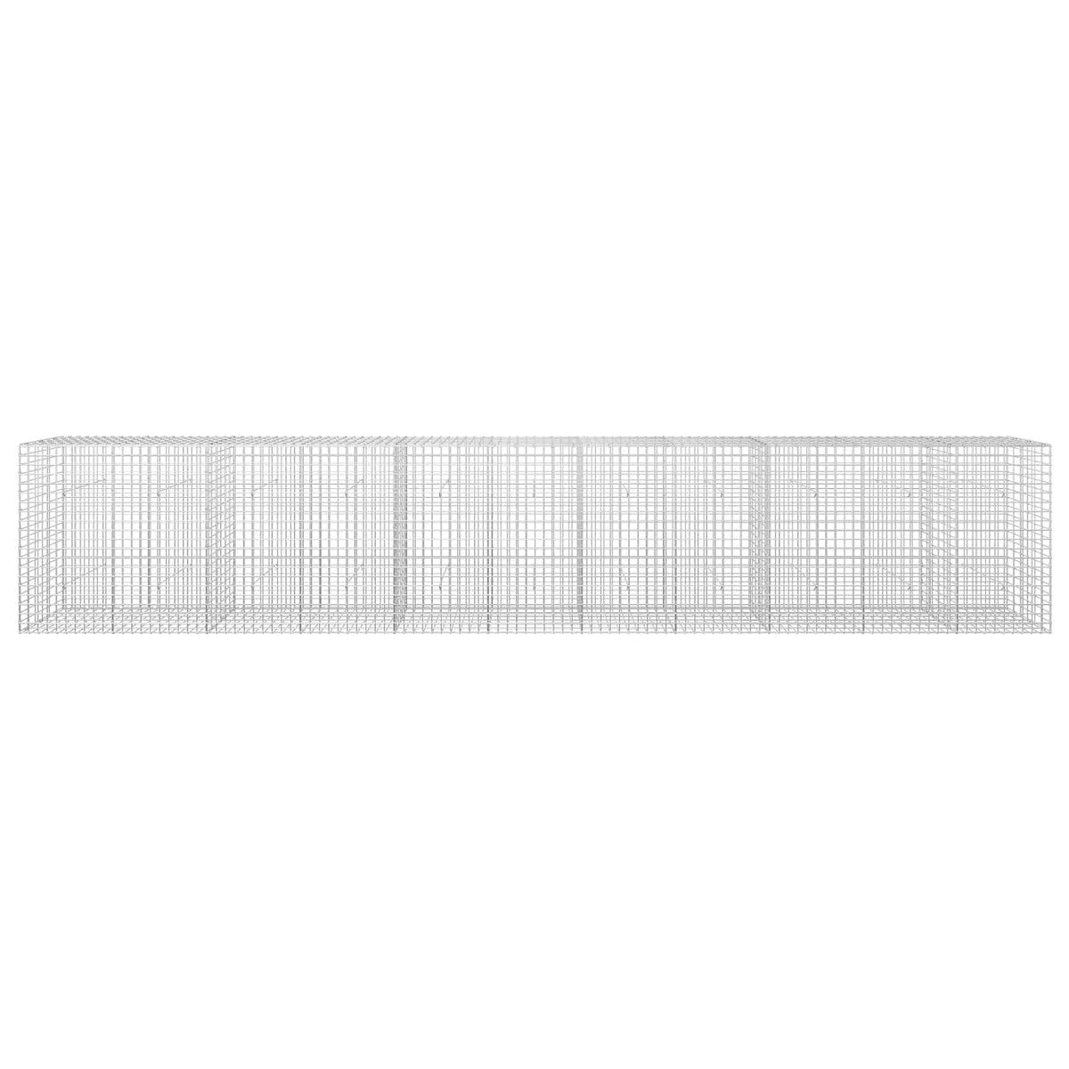 vidaXL Gabion z drutu 5 mm i siatką 5x5 cm 550x30x100 cm