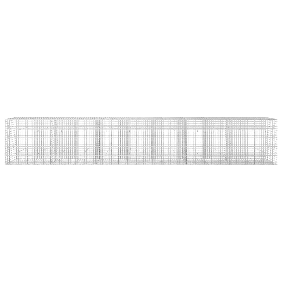 vidaXL Gabion z drutu 5 mm i siatką 5x5 cm 600x30x100 cm