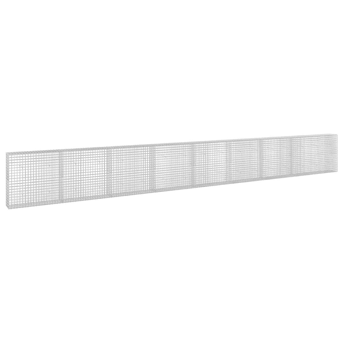 vidaXL Gabion z drutu 5 mm i siatką 5x5 cm 850x30x100 cm