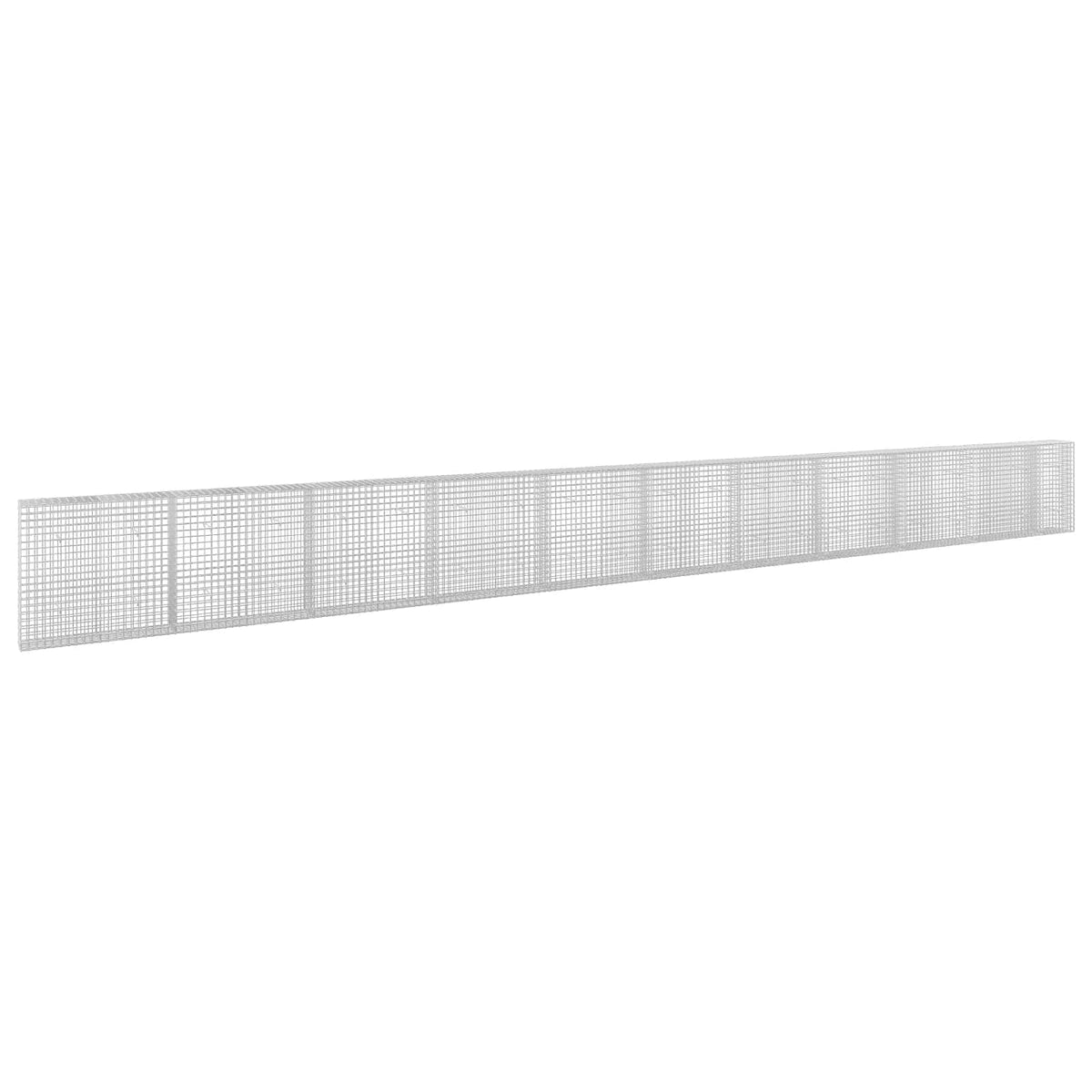 vidaXL Gabion z drutu 5 mm i siatką 5x5 cm 1050x30x100 cm