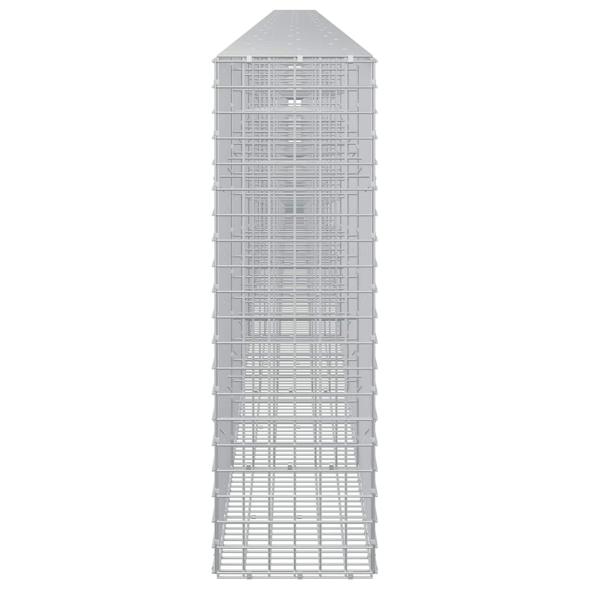vidaXL Gabion z drutu 5 mm i siatką 5x5 cm 1200x30x100 cm