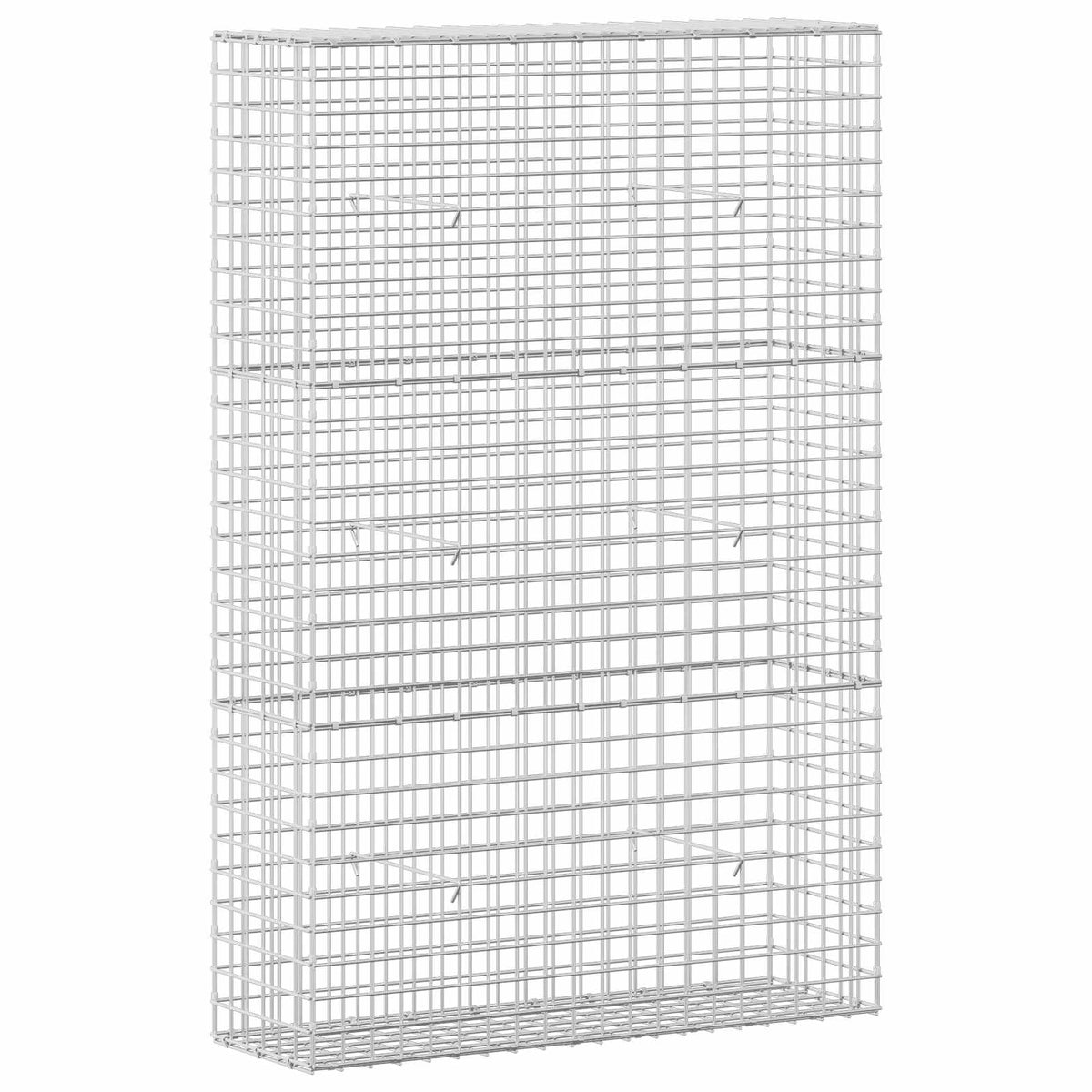 vidaXL Gabion z drutu 5 mm i siatką 5x5 cm 100x30x150 cm
