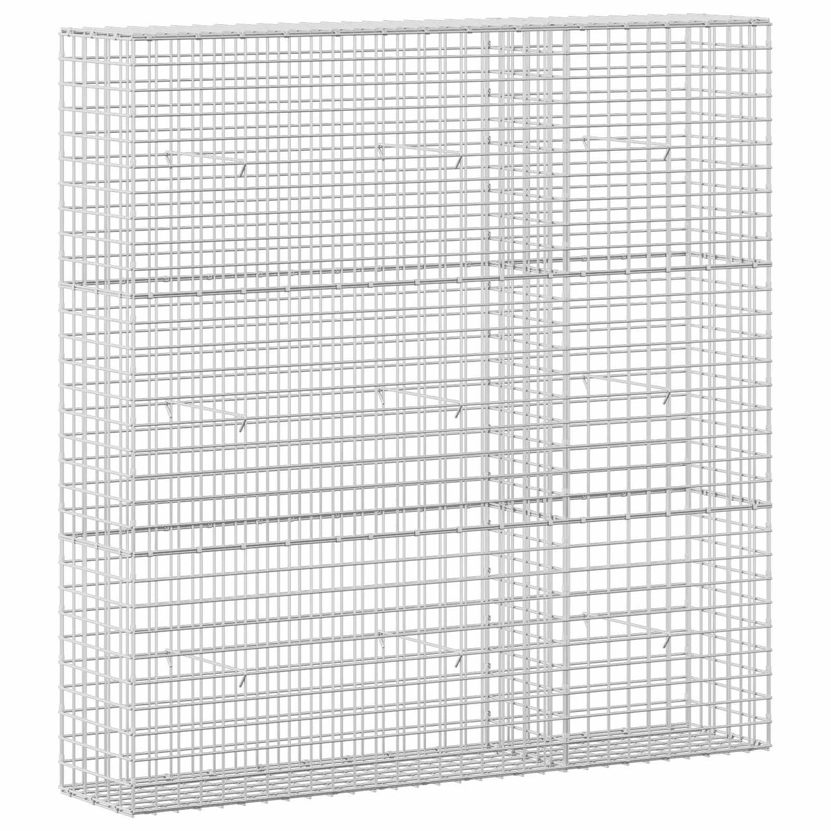 vidaXL Gabion z drutu 5 mm i siatką 5x5 cm 150x30x150 cm