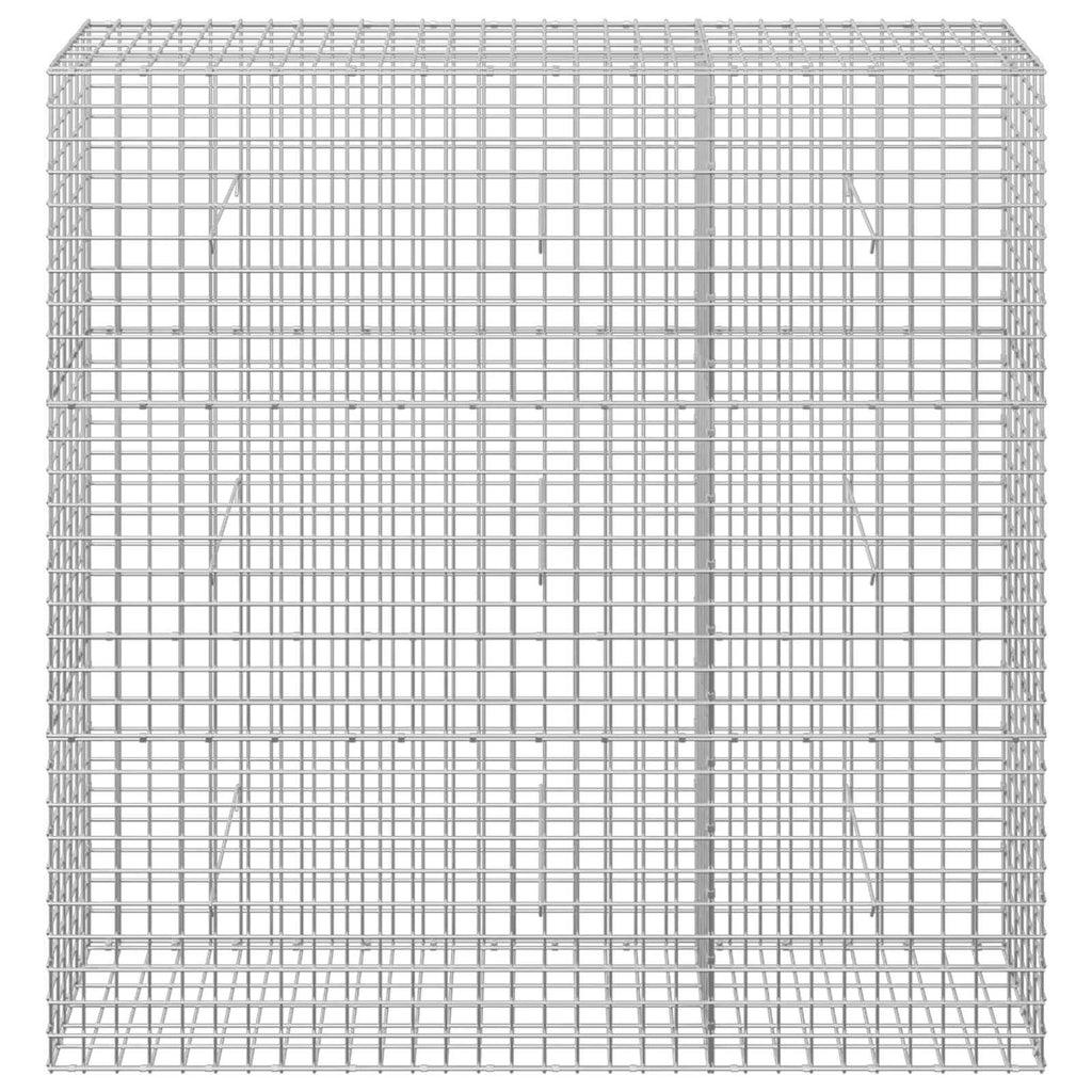 vidaXL Gabion z drutu 5 mm i siatką 5x5 cm 150x30x150 cm