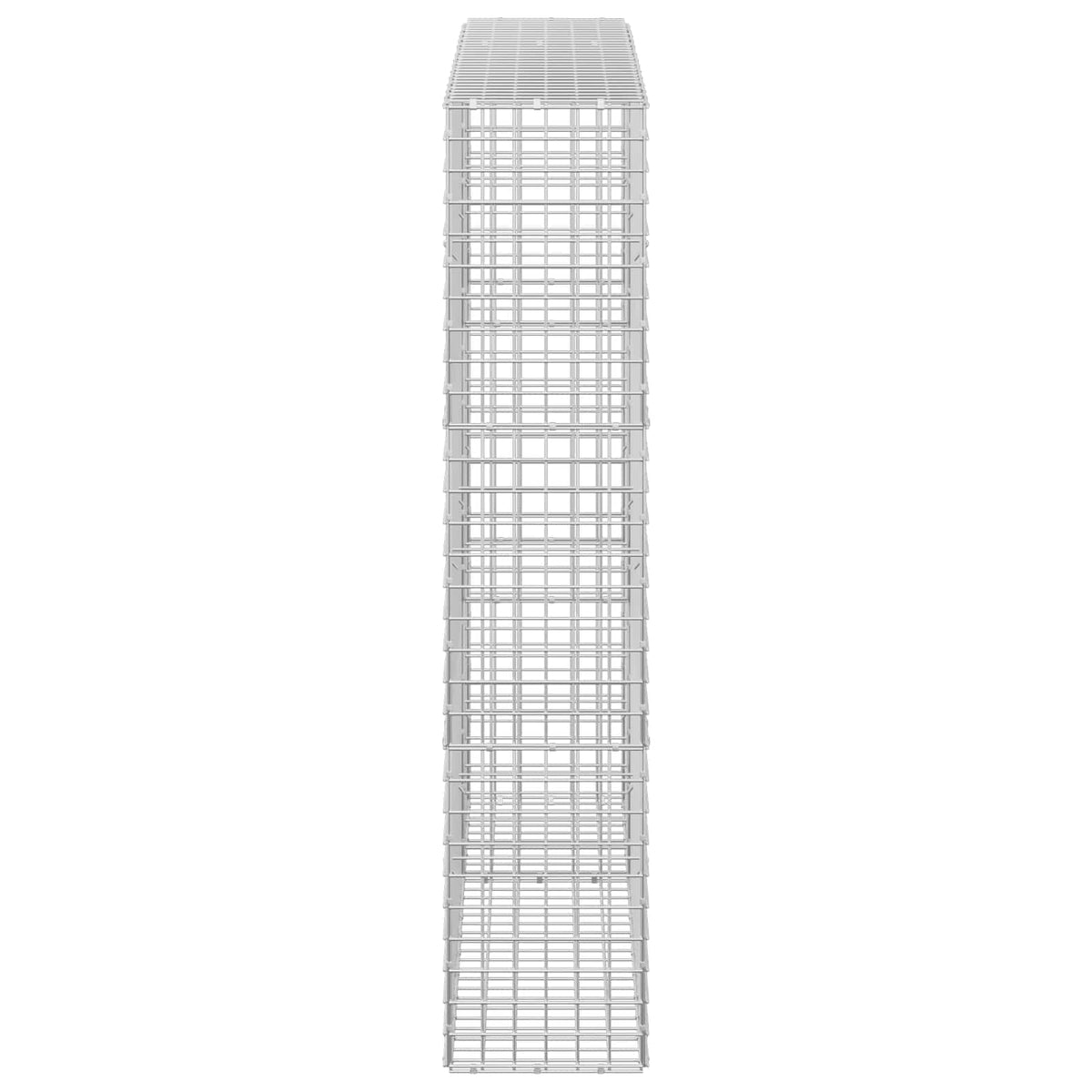 vidaXL Gabion z drutu 5 mm i siatką 5x5 cm 150x30x150 cm