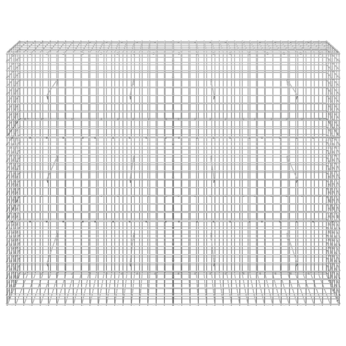 vidaXL Gabion z drutu 5 mm i siatką 5x5 cm 200x30x150 cm