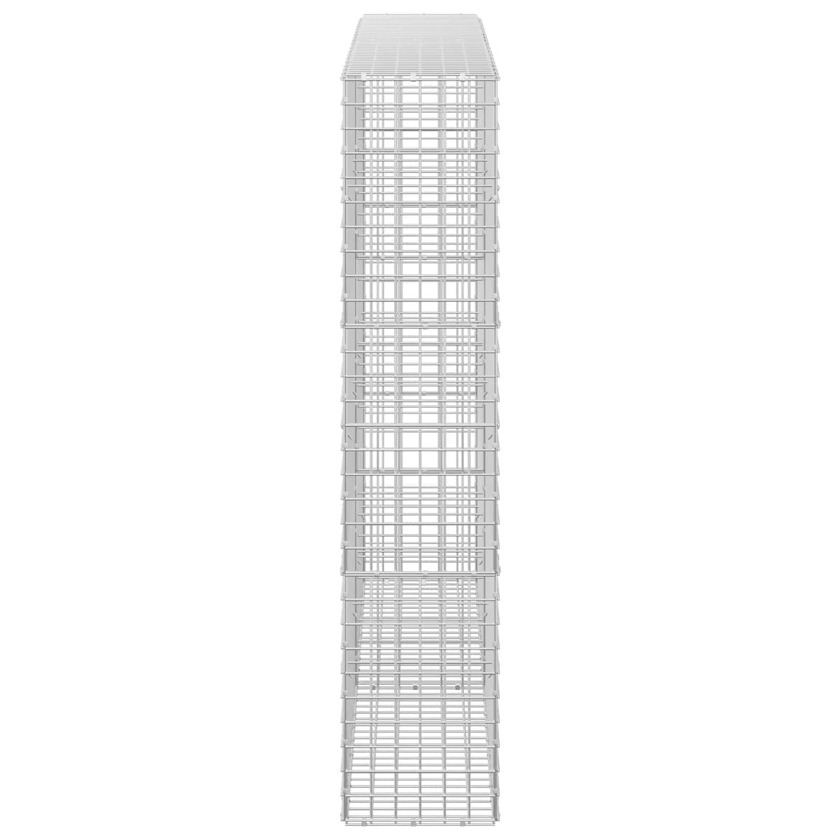 vidaXL Gabion z drutu 5 mm i siatką 5x5 cm 200x30x150 cm
