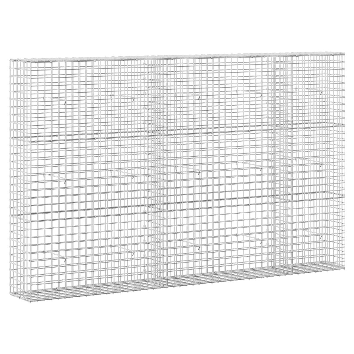 vidaXL Gabion z drutu 5 mm i siatką 5x5 cm 250x30x150 cm
