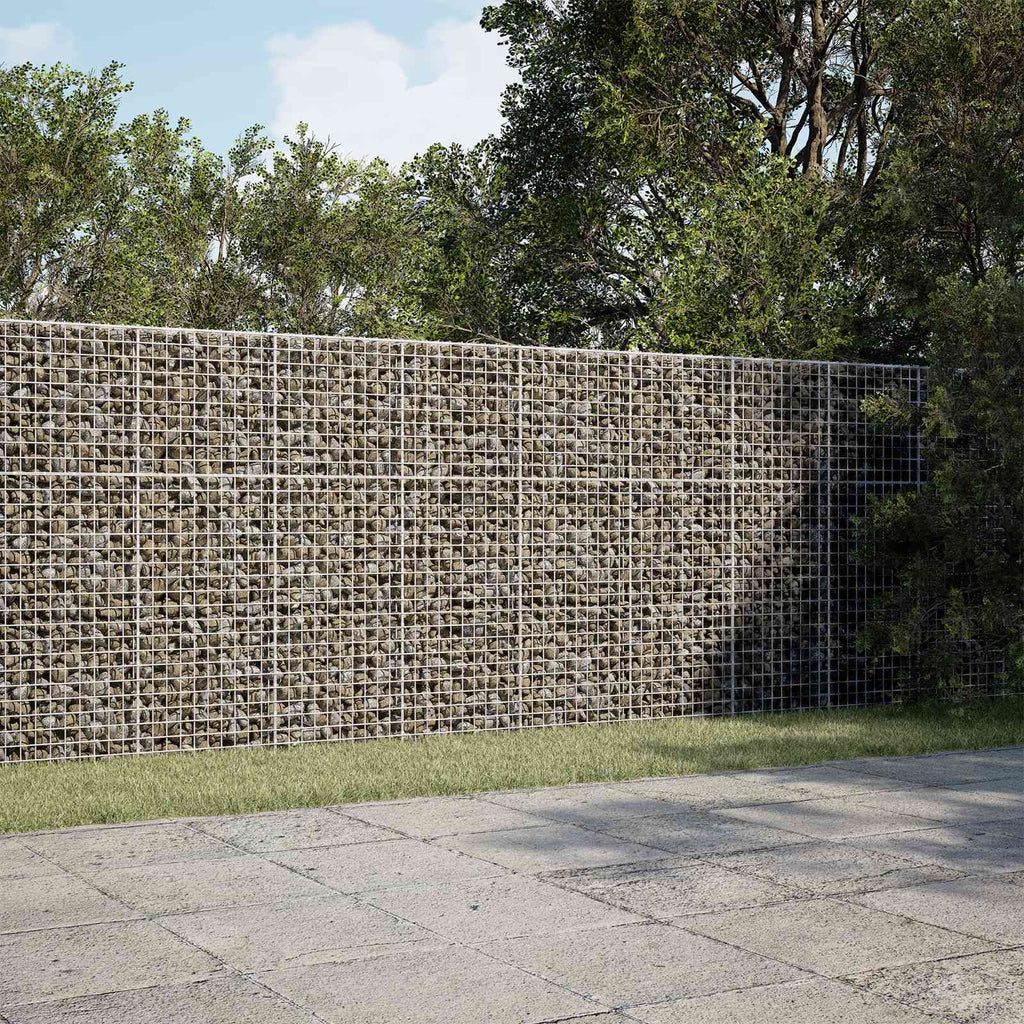 vidaXL Gabion z drutu 5 mm i siatką 5x5 cm 300x30x150 cm