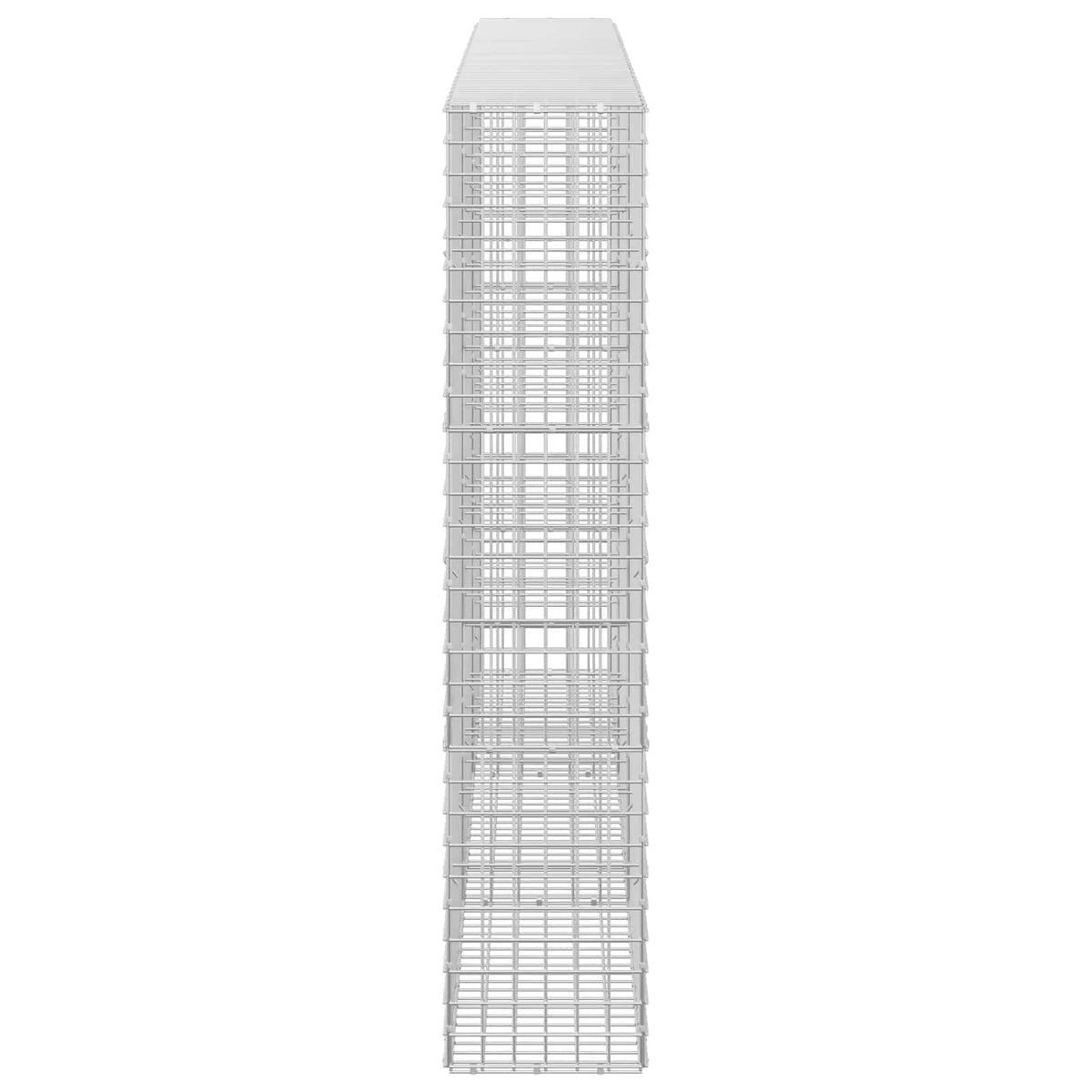 vidaXL Gabion z drutu 5 mm i siatką 5x5 cm 300x30x150 cm