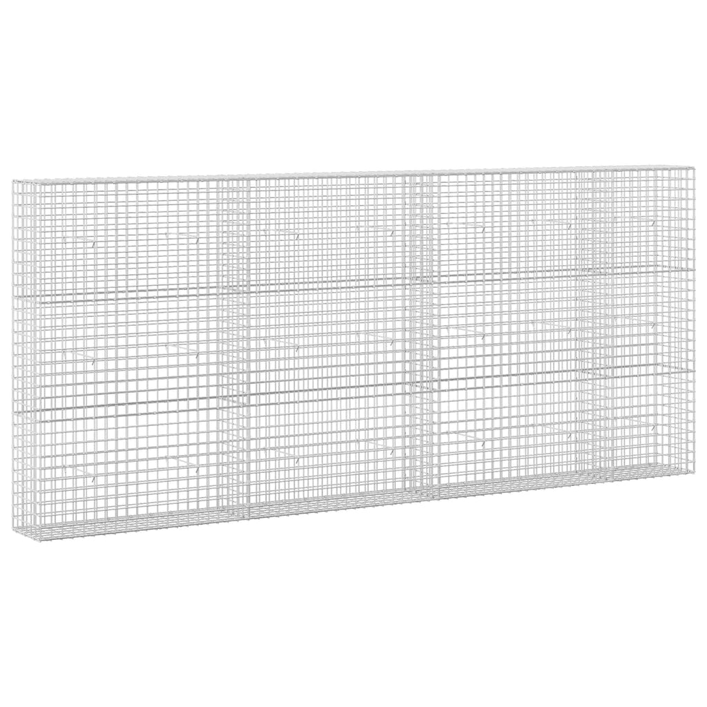 vidaXL Gabion z drutu 5 mm i siatką 5x5 cm 350x30x150 cm