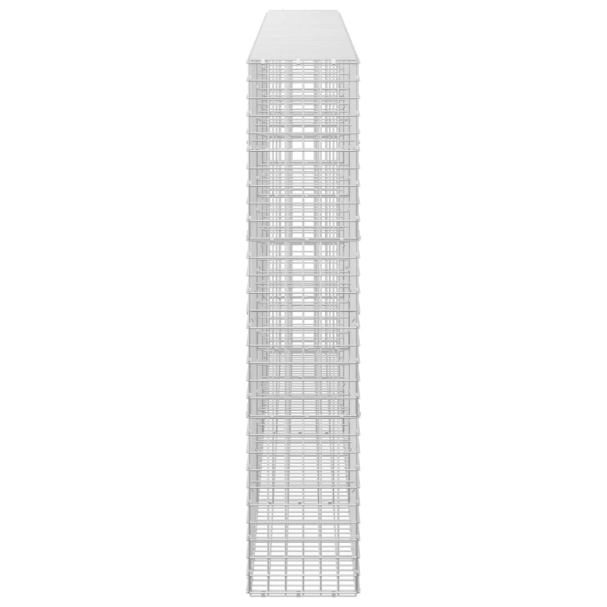 vidaXL Gabion z drutu 5 mm i siatką 5x5 cm 350x30x150 cm