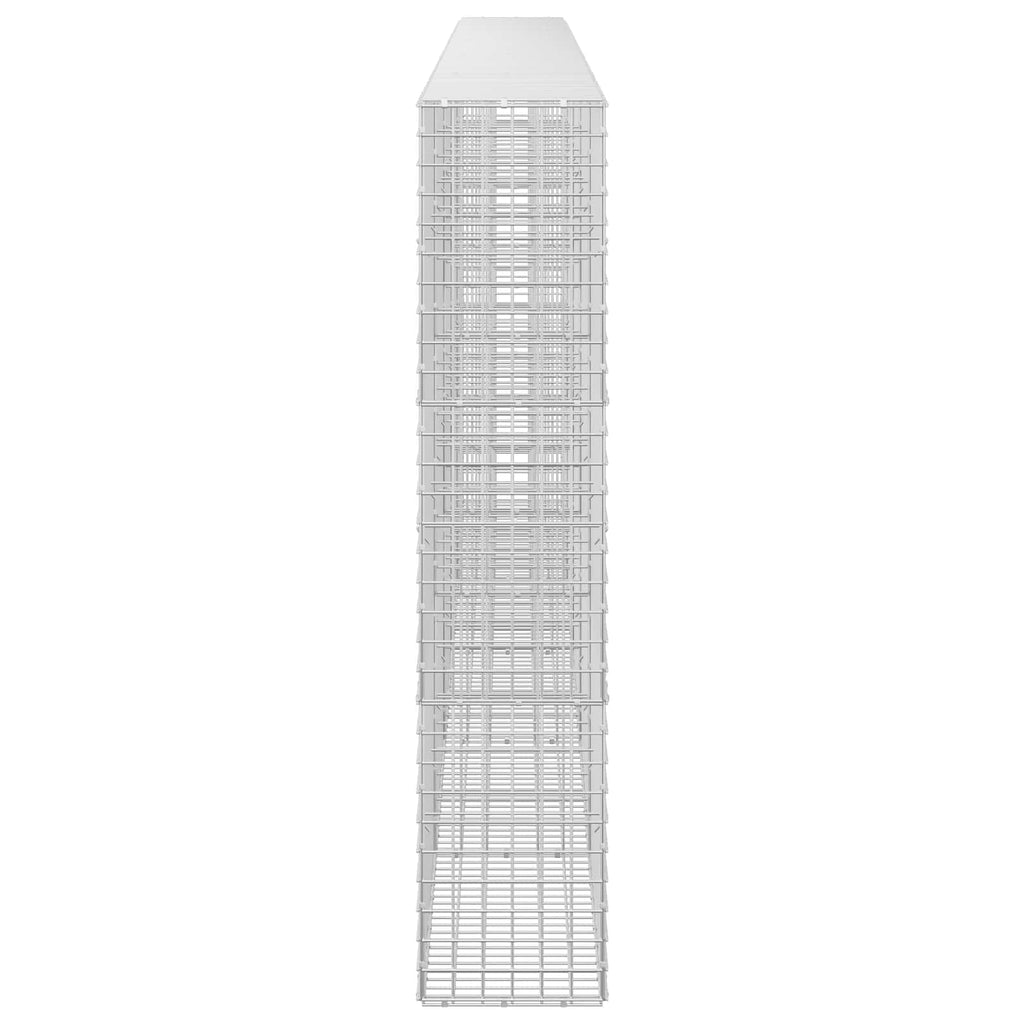 vidaXL Gabion z drutu 5 mm i siatką 5x5 cm 500x30x150 cm