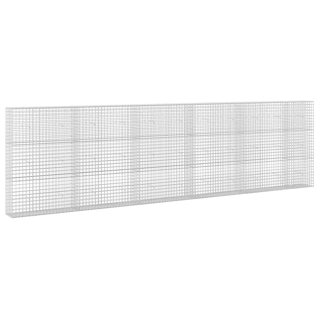 vidaXL Gabion z drutu 5 mm i siatką 5x5 cm 550x30x150 cm