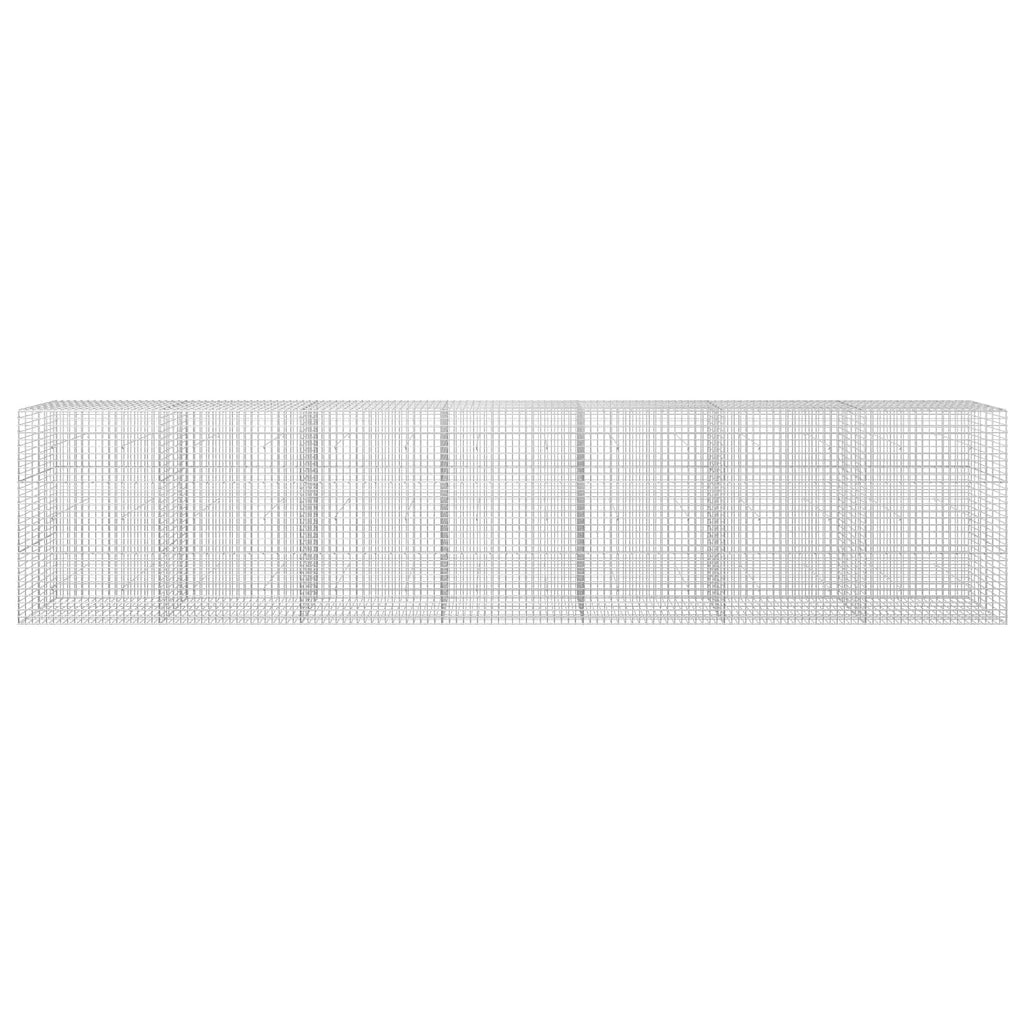 vidaXL Gabion z drutu 5 mm i siatką 5x5 cm 700x30x150 cm